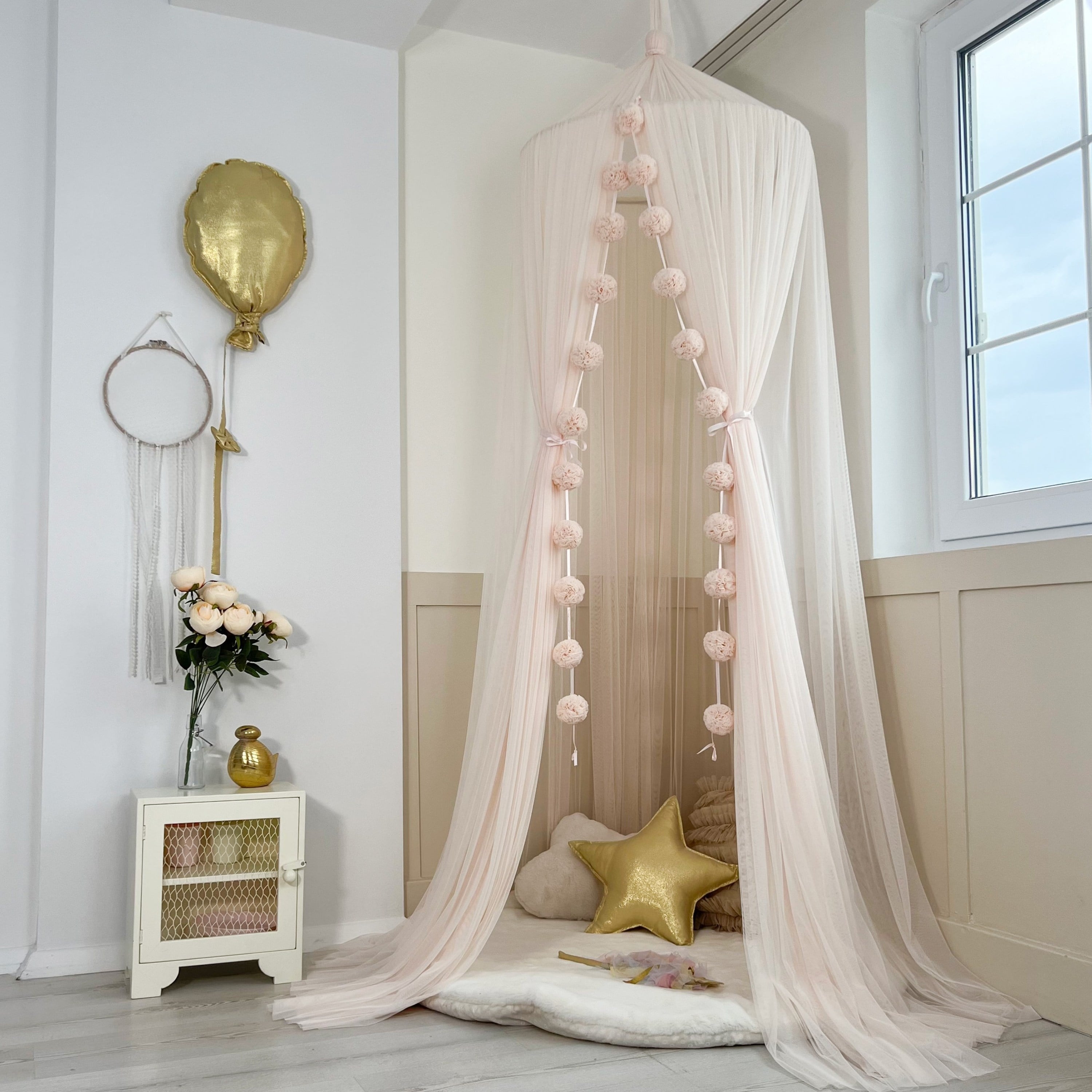 TÜL CİBİNLİK-IVORY BLUSH