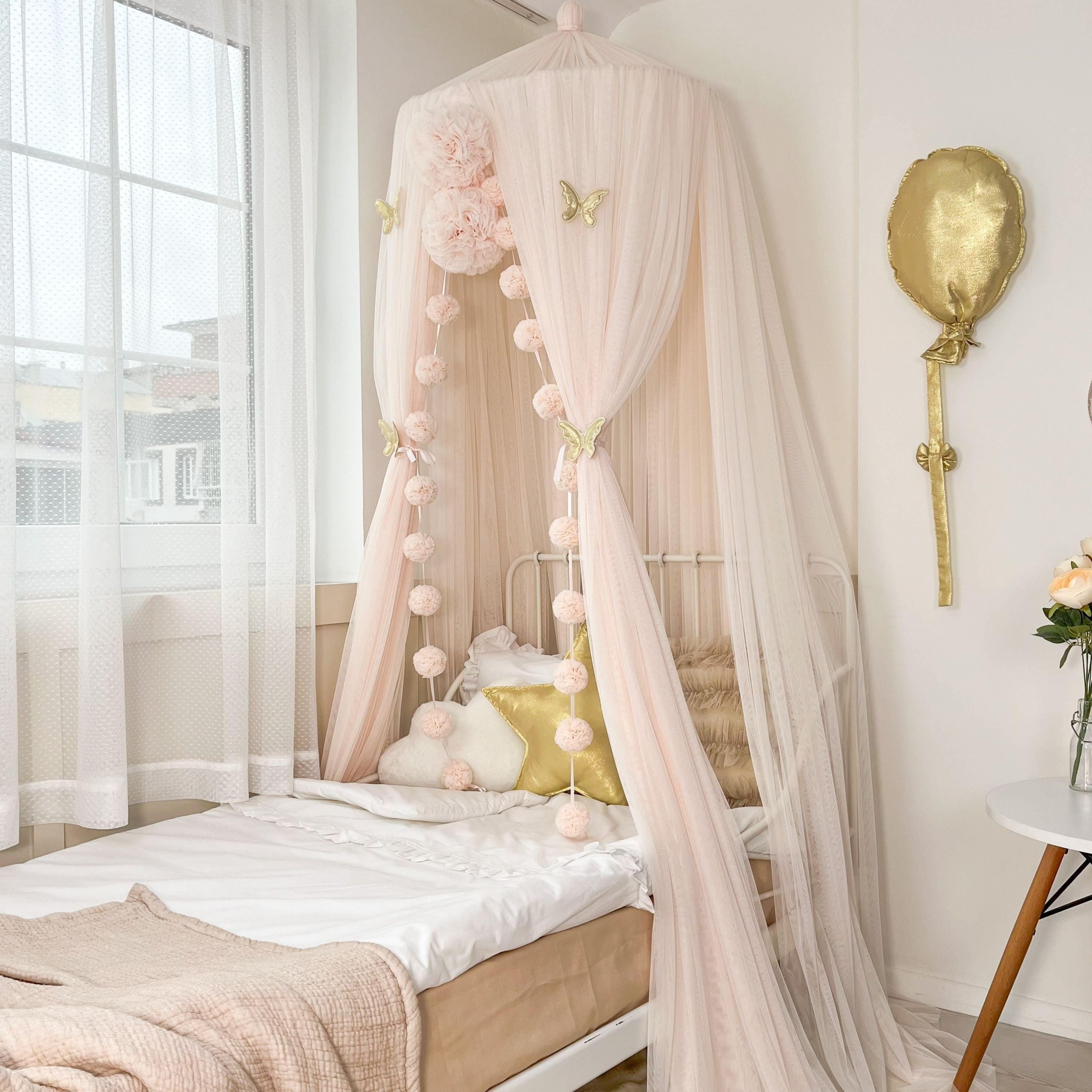 TÜL CİBİNLİK-IVORY BLUSH
