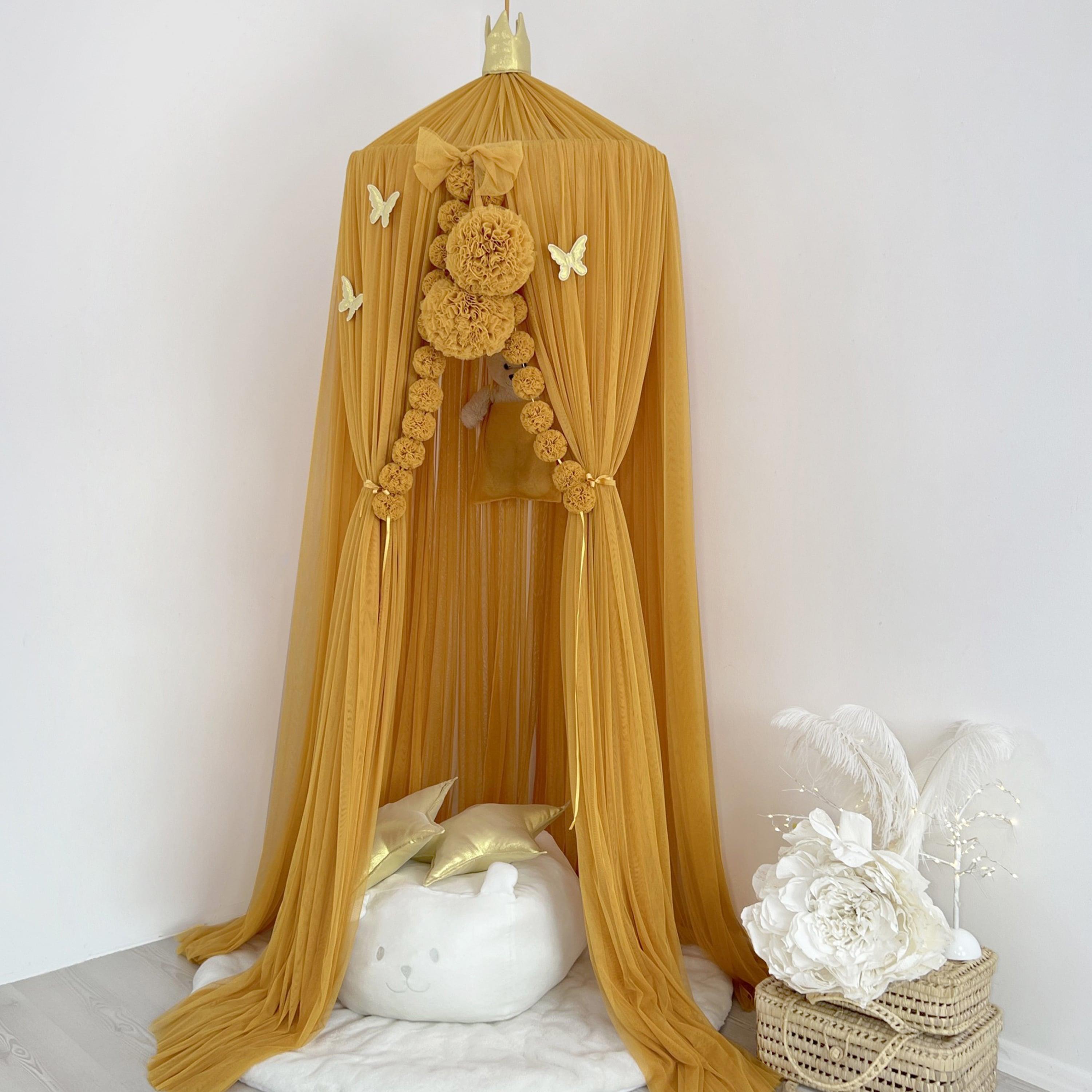 TÜL CİBİNLİK-MUSTARD