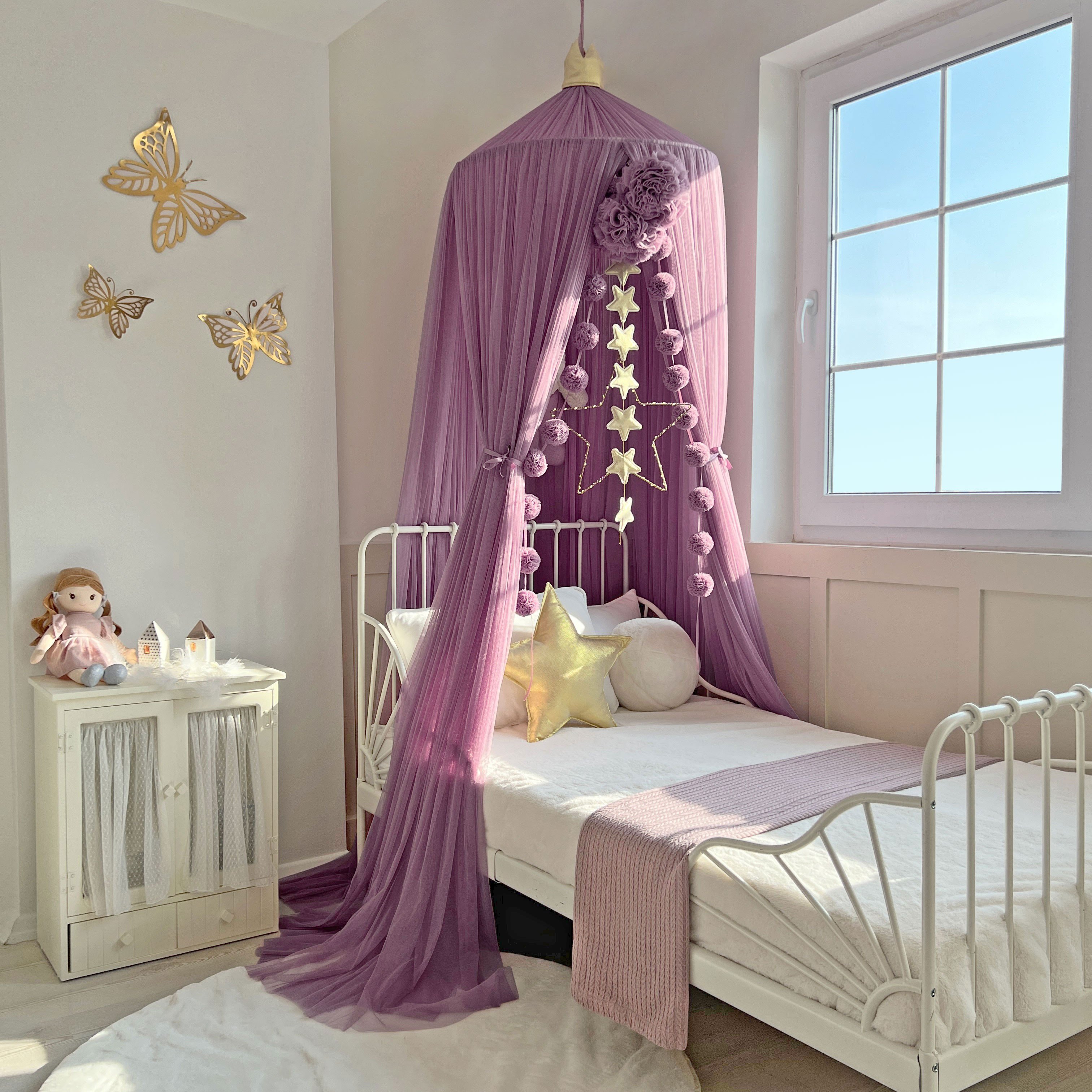 TÜL CİBİNLİK-OPERA MAUVE