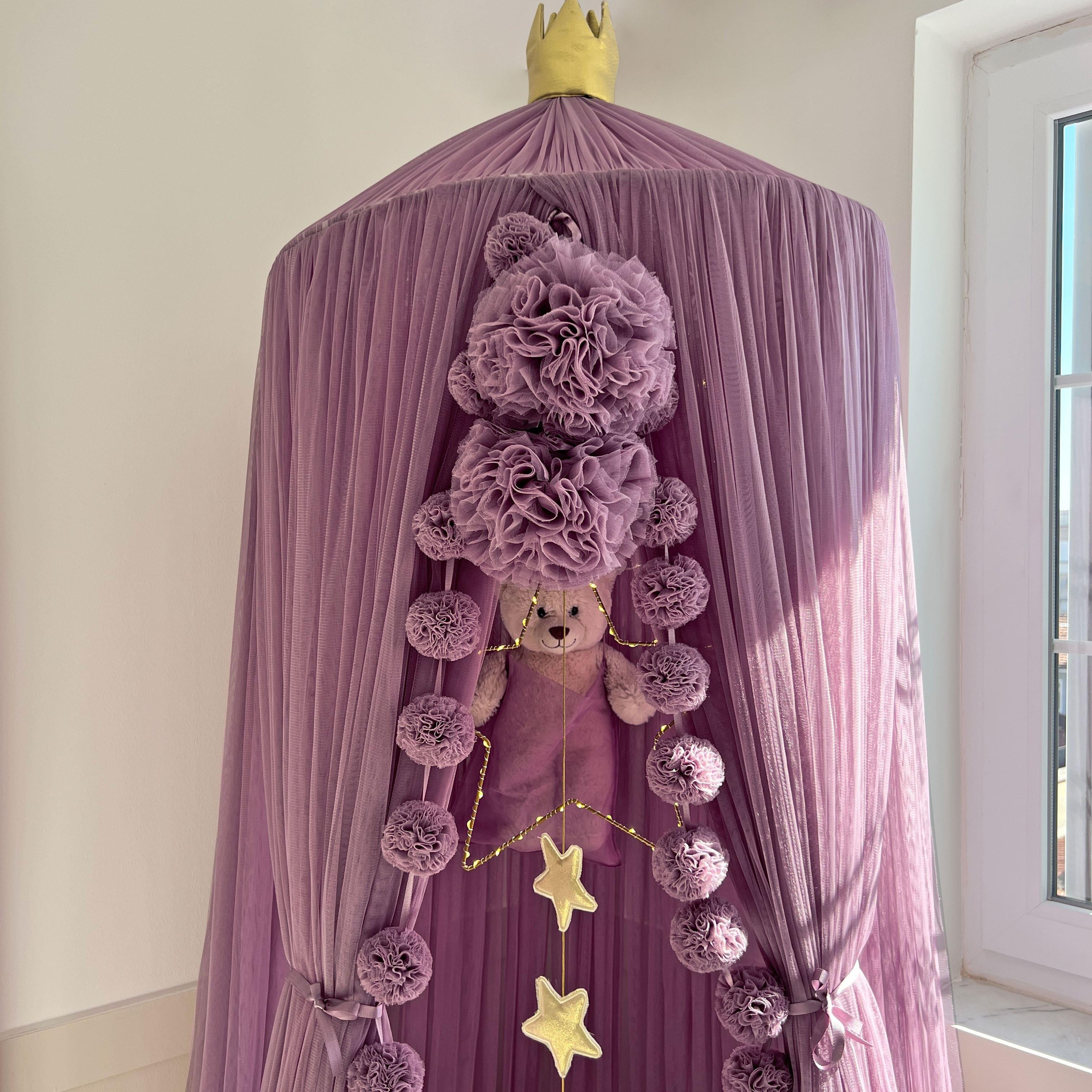 TÜL CİBİNLİK-OPERA MAUVE