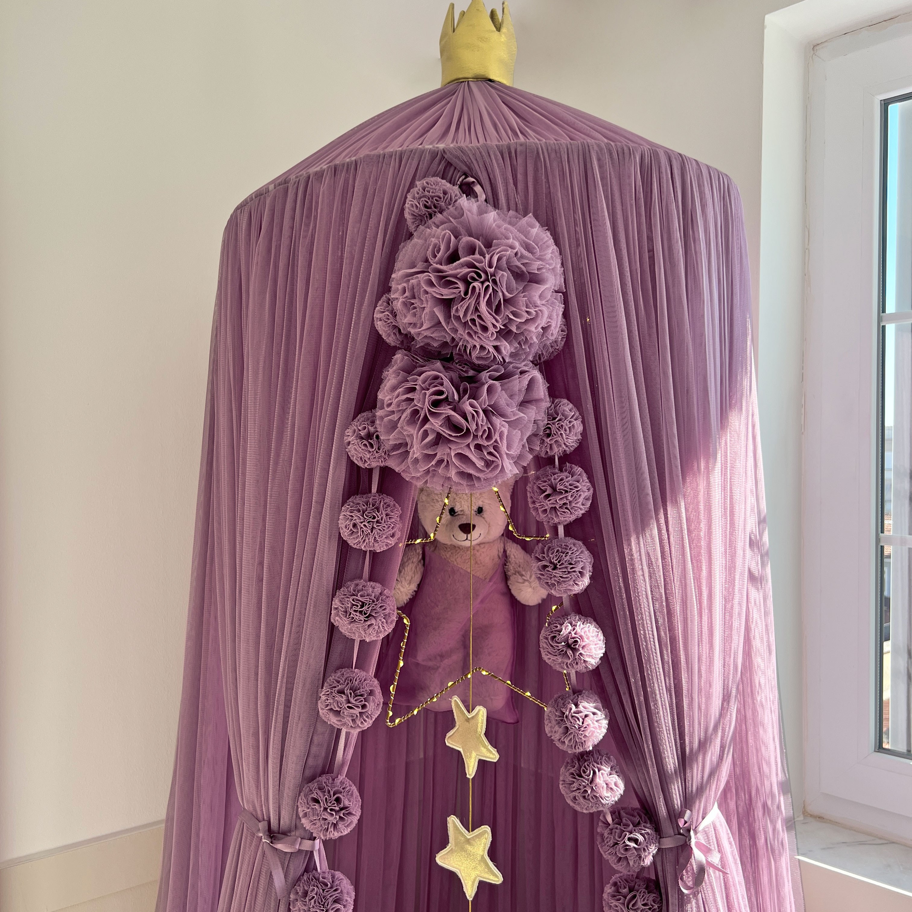 TÜL CİBİNLİK-OPERA MAUVE