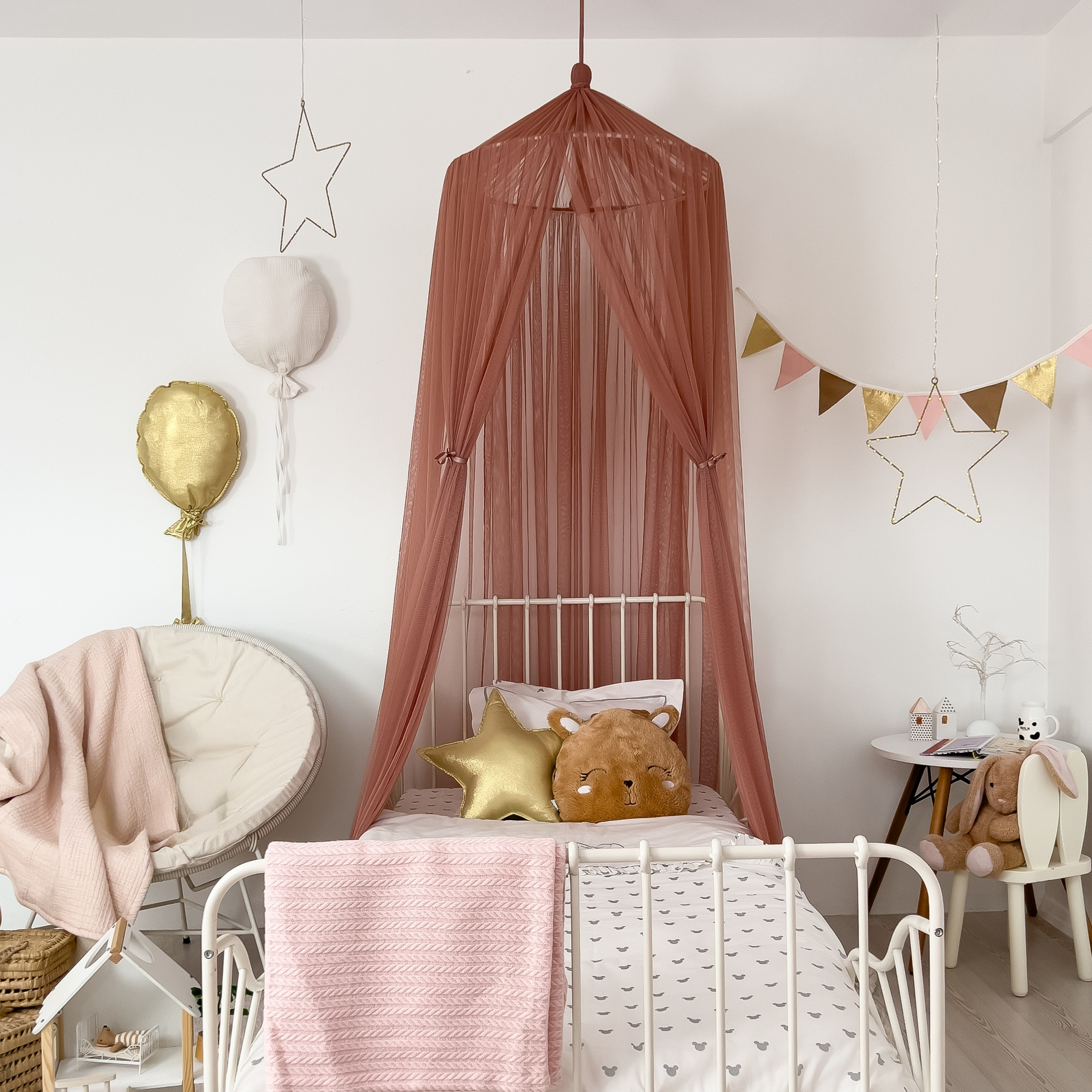 TÜL CİBİNLİK-PINKISH BROWN