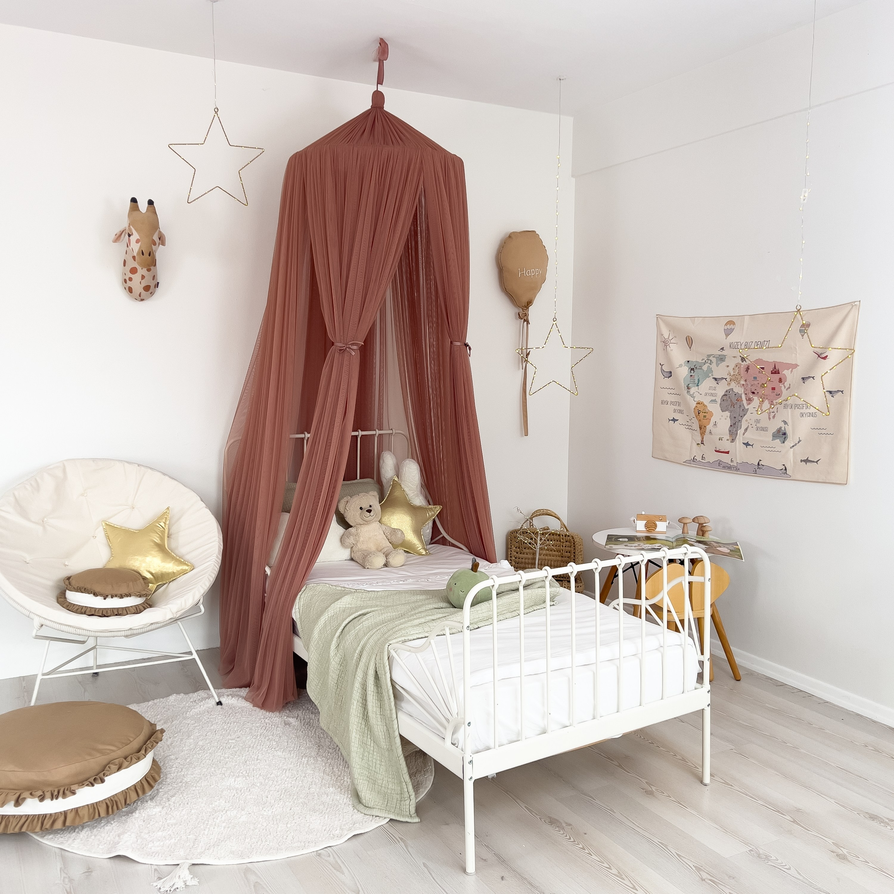 TÜL CİBİNLİK-PINKISH BROWN