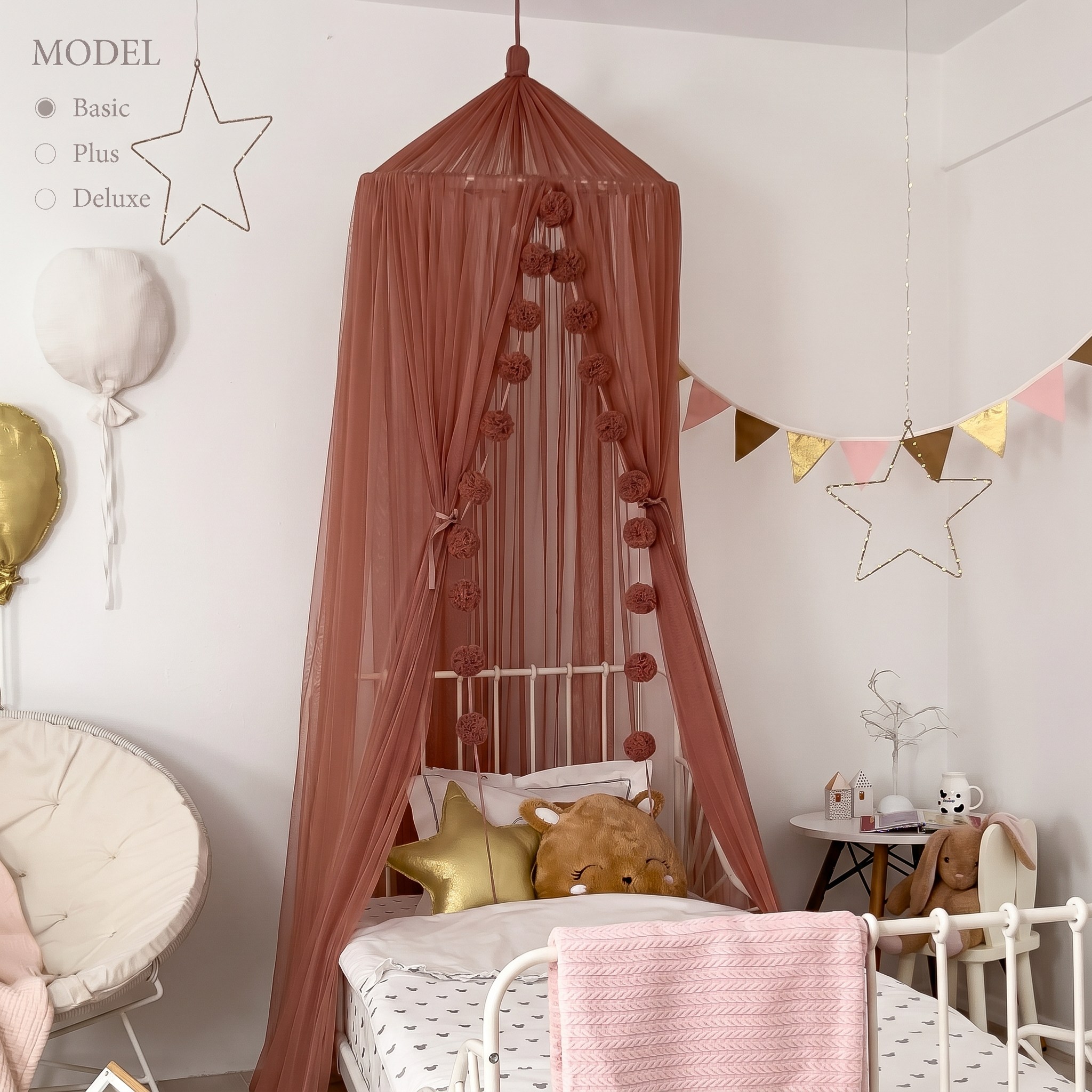 TÜL CİBİNLİK-PINKISH BROWN