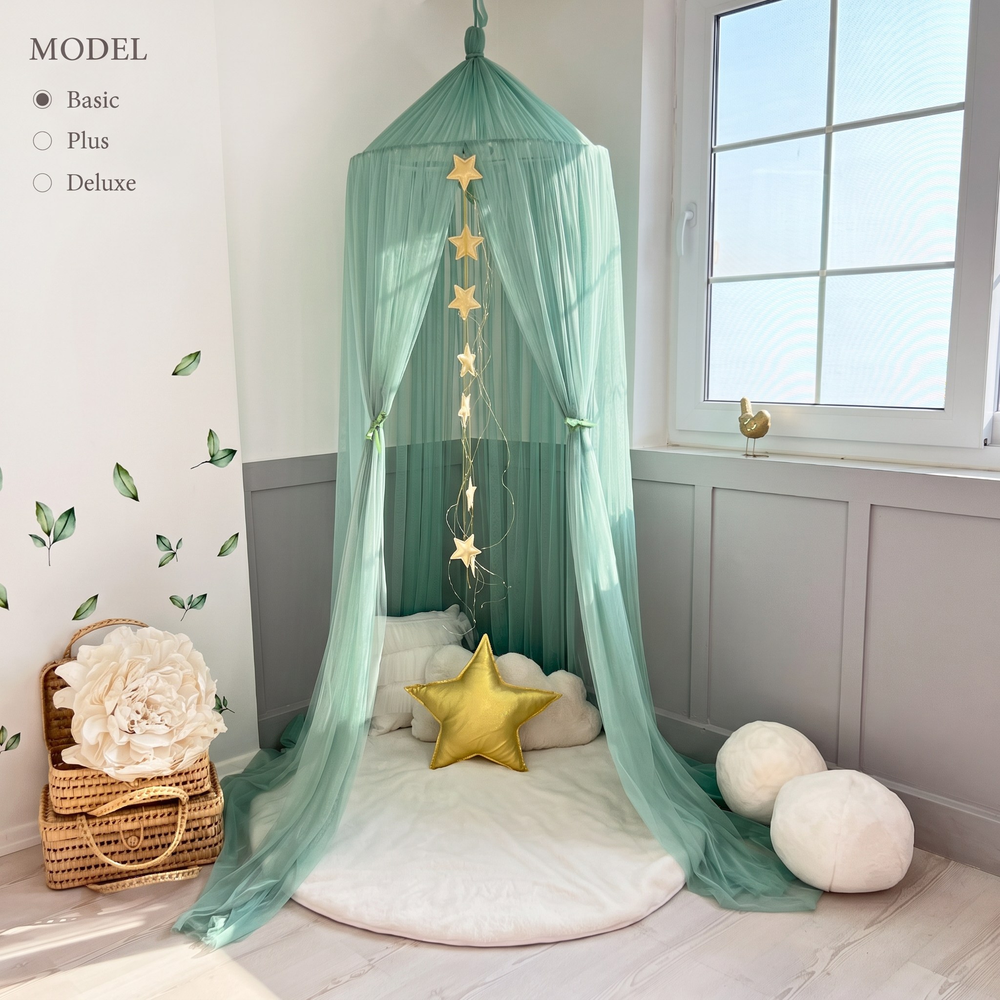 TÜL CİBİNLİK-SAGE GREEN