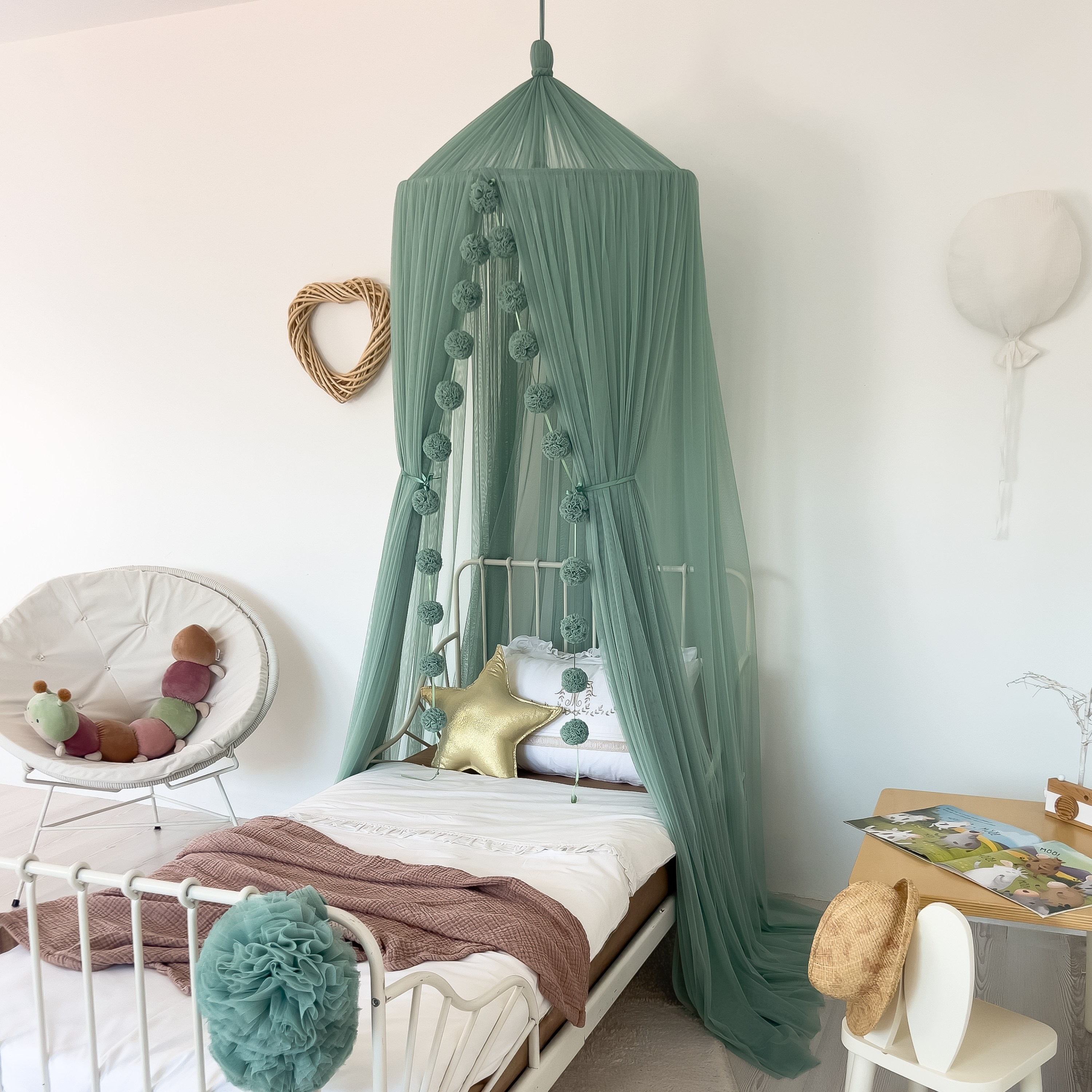 TÜL CİBİNLİK-SAGE GREEN