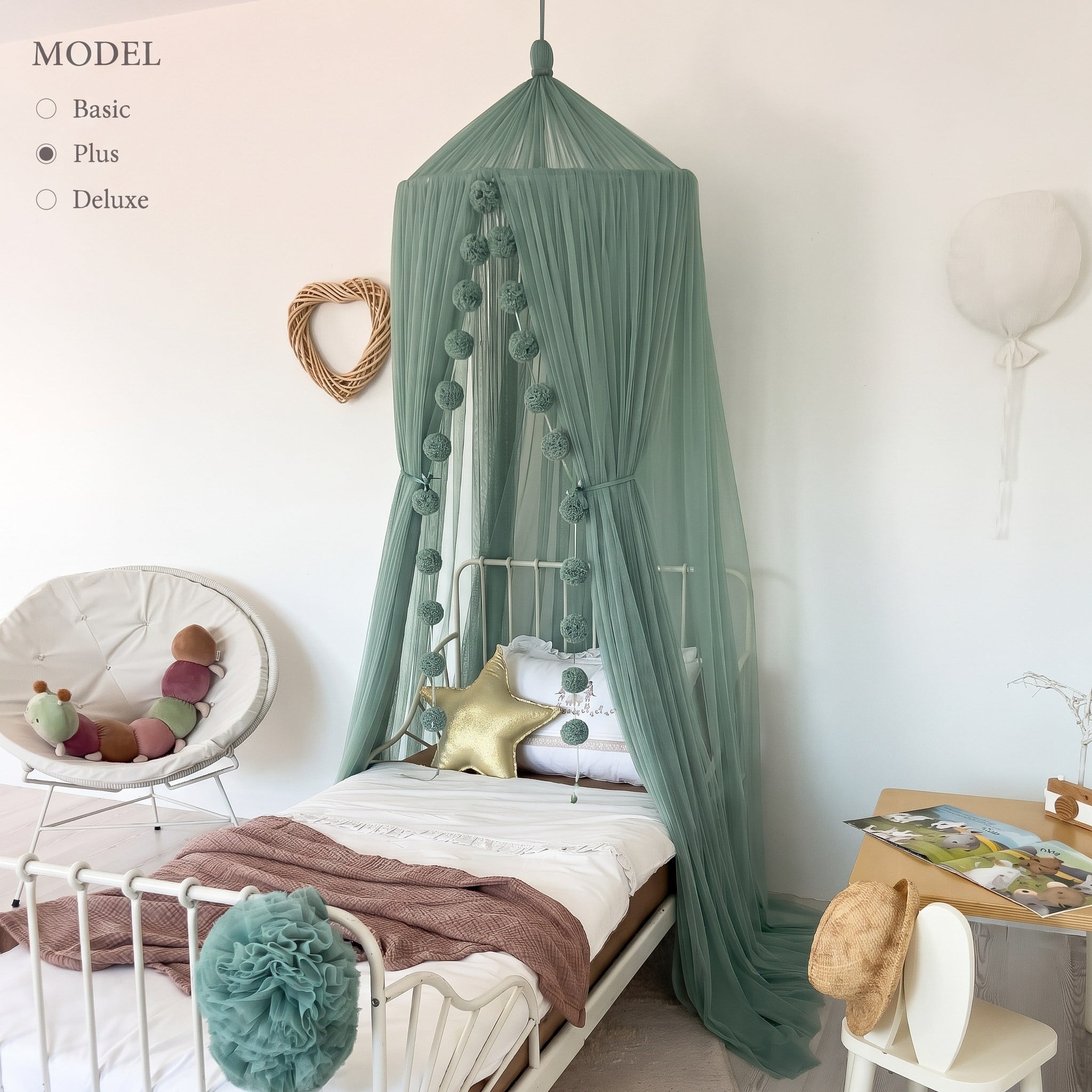 TÜL CİBİNLİK-SAGE GREEN