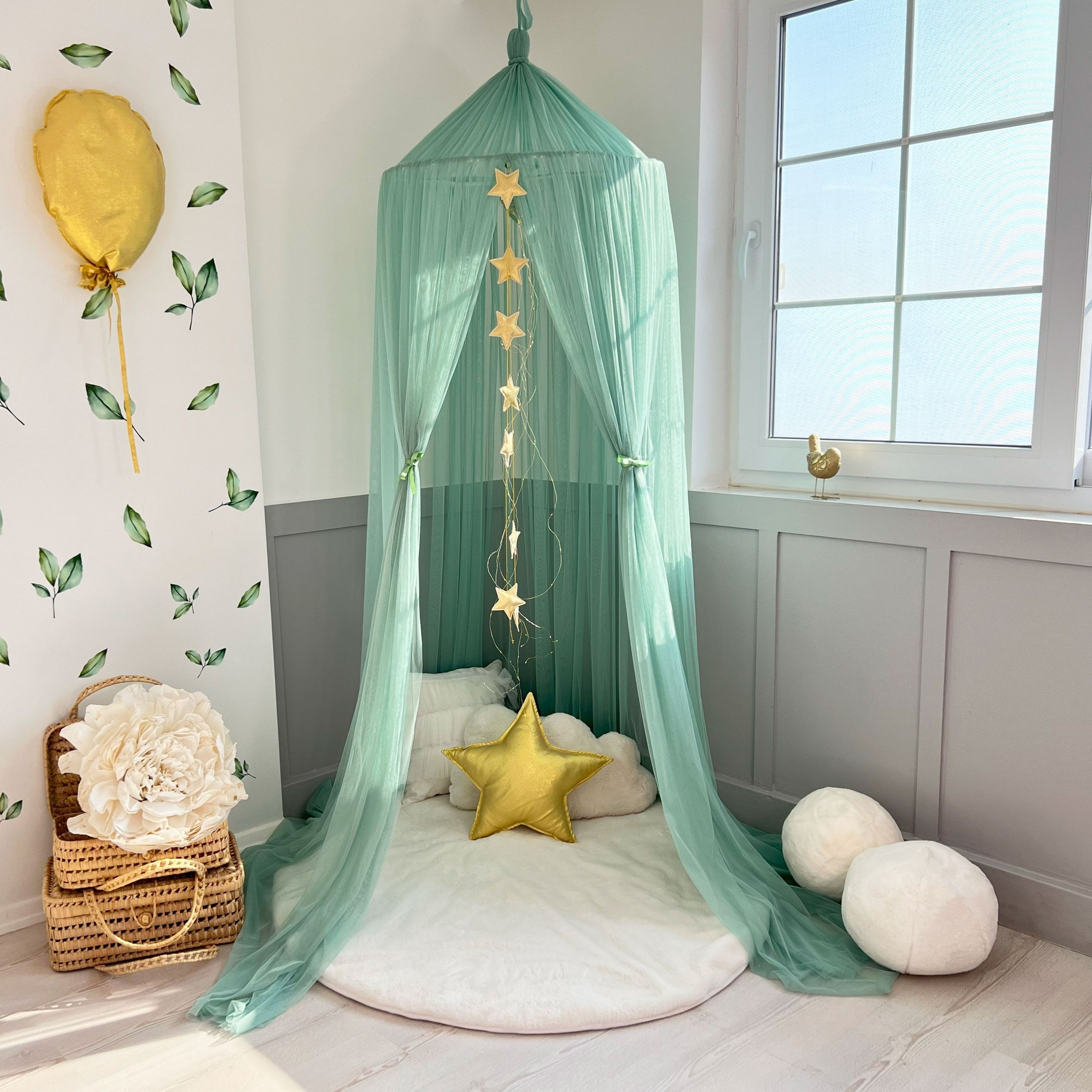 TÜL CİBİNLİK-SAGE GREEN