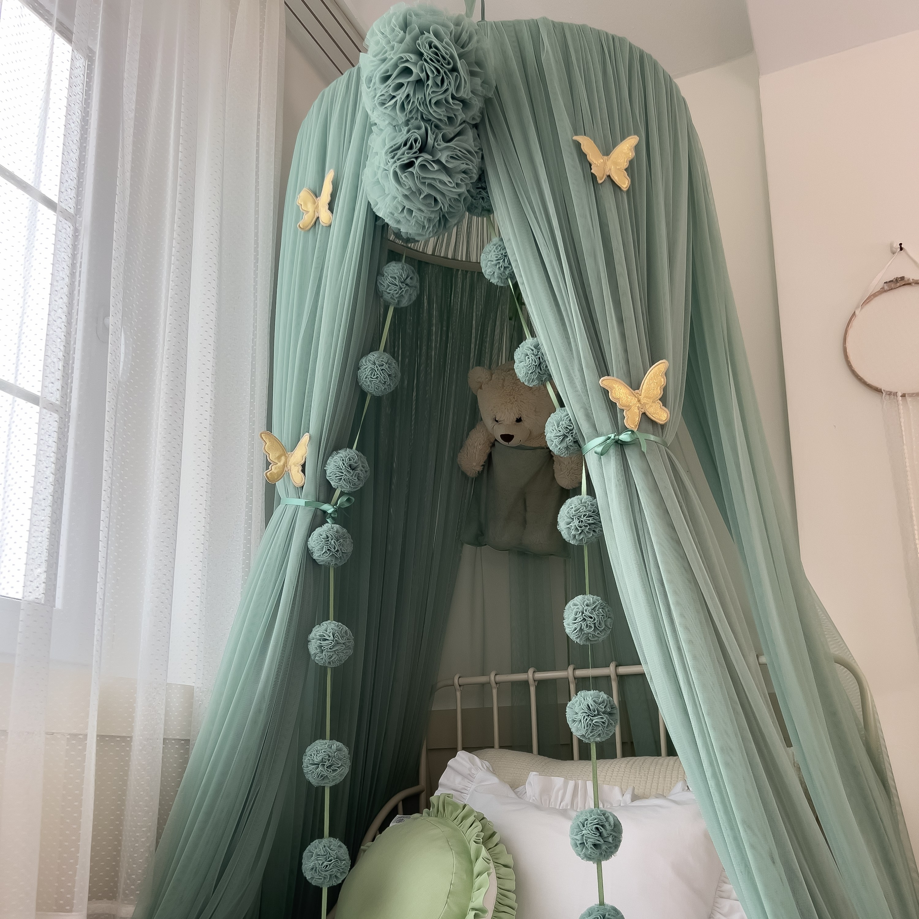 TÜL CİBİNLİK-SAGE GREEN