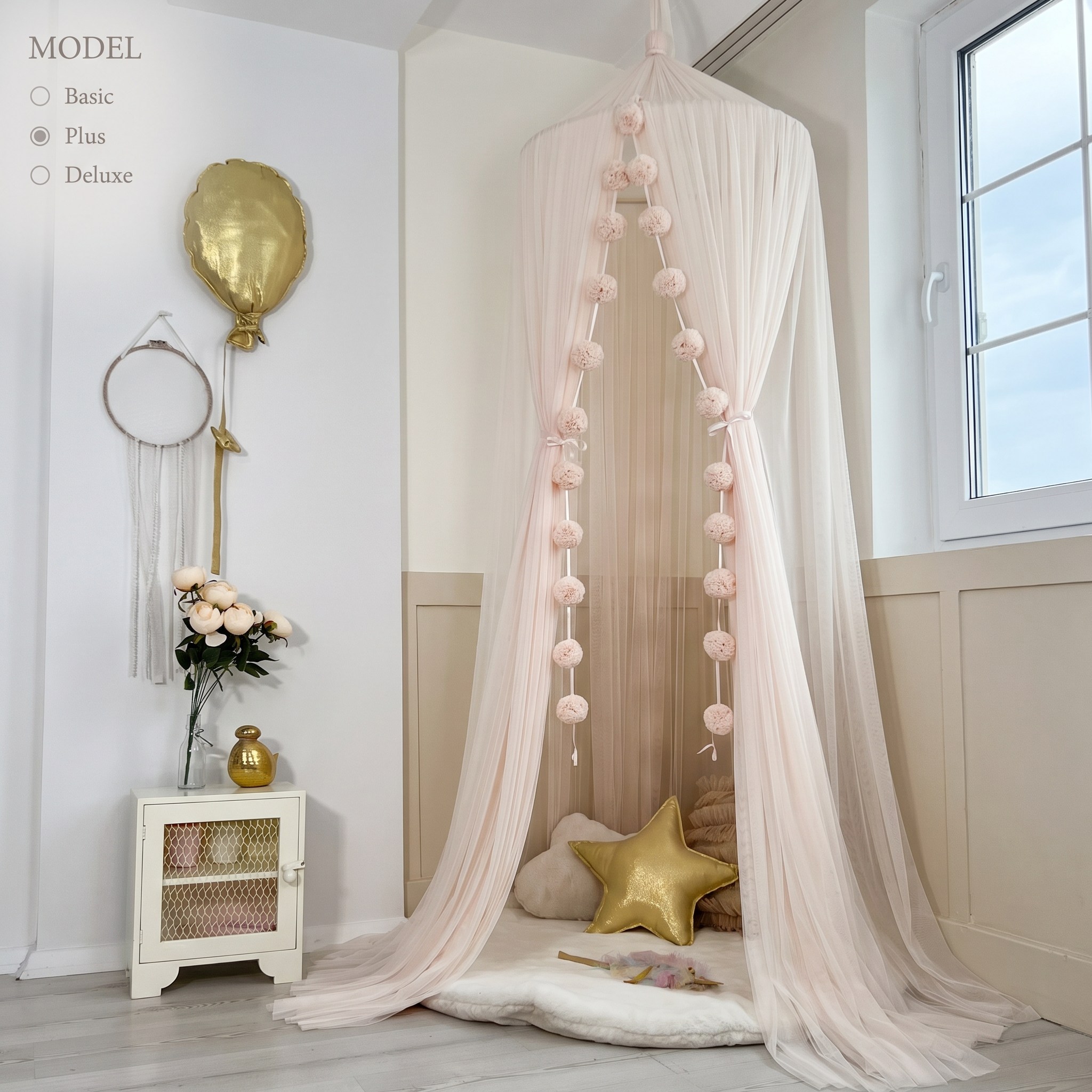 TÜL CİBİNLİK-IVORY BLUSH