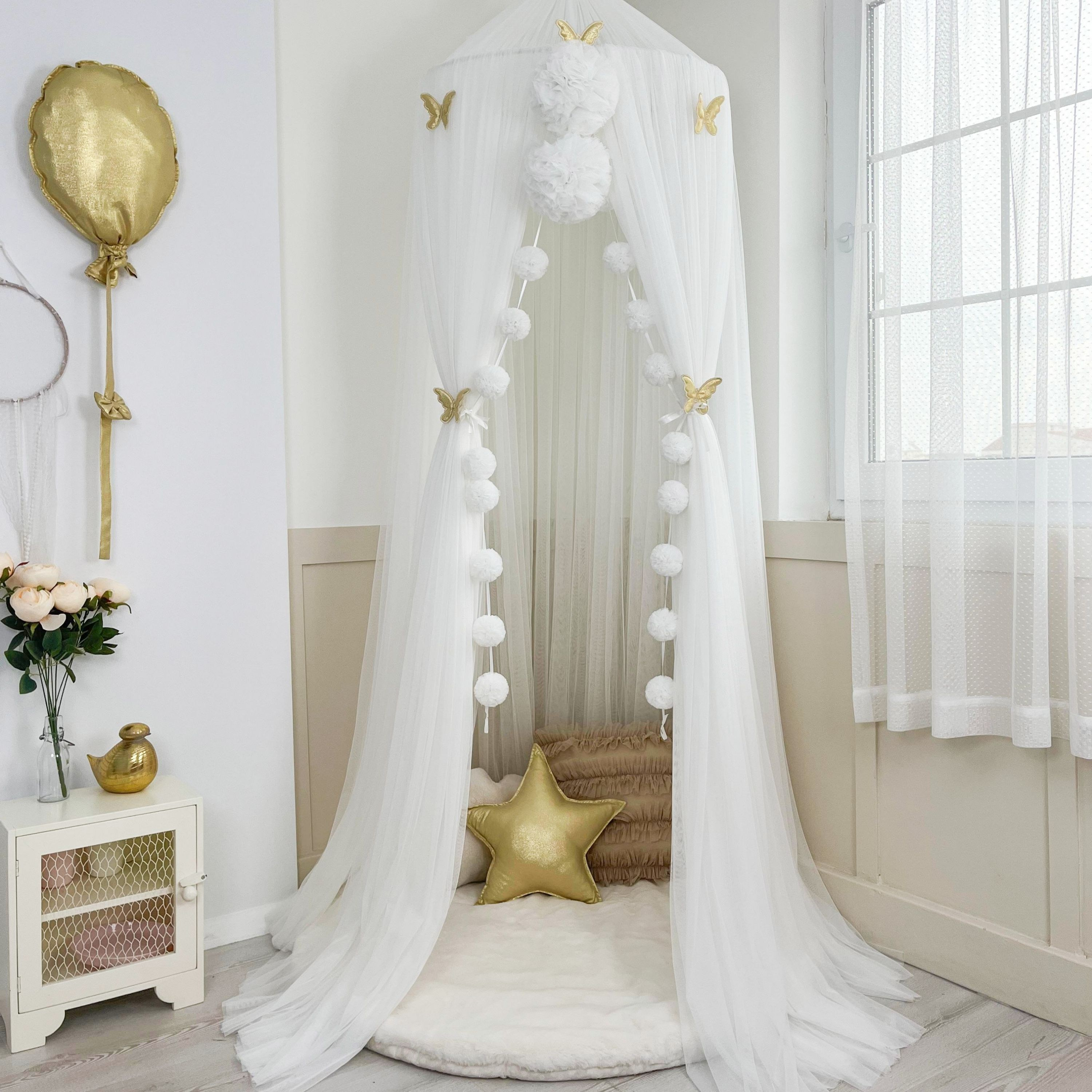 TÜL CİBİNLİK-WHITE