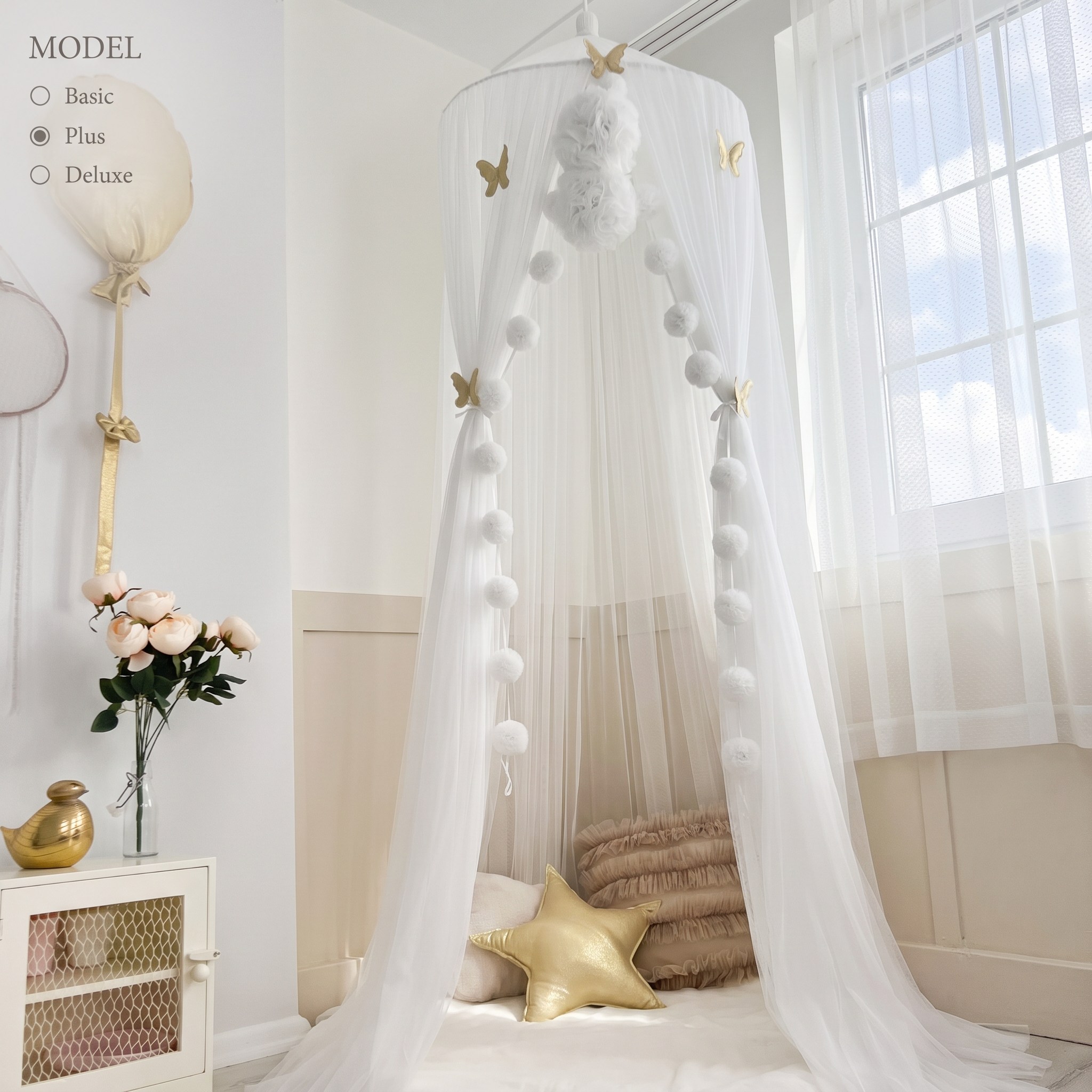 TÜL CİBİNLİK-WHITE
