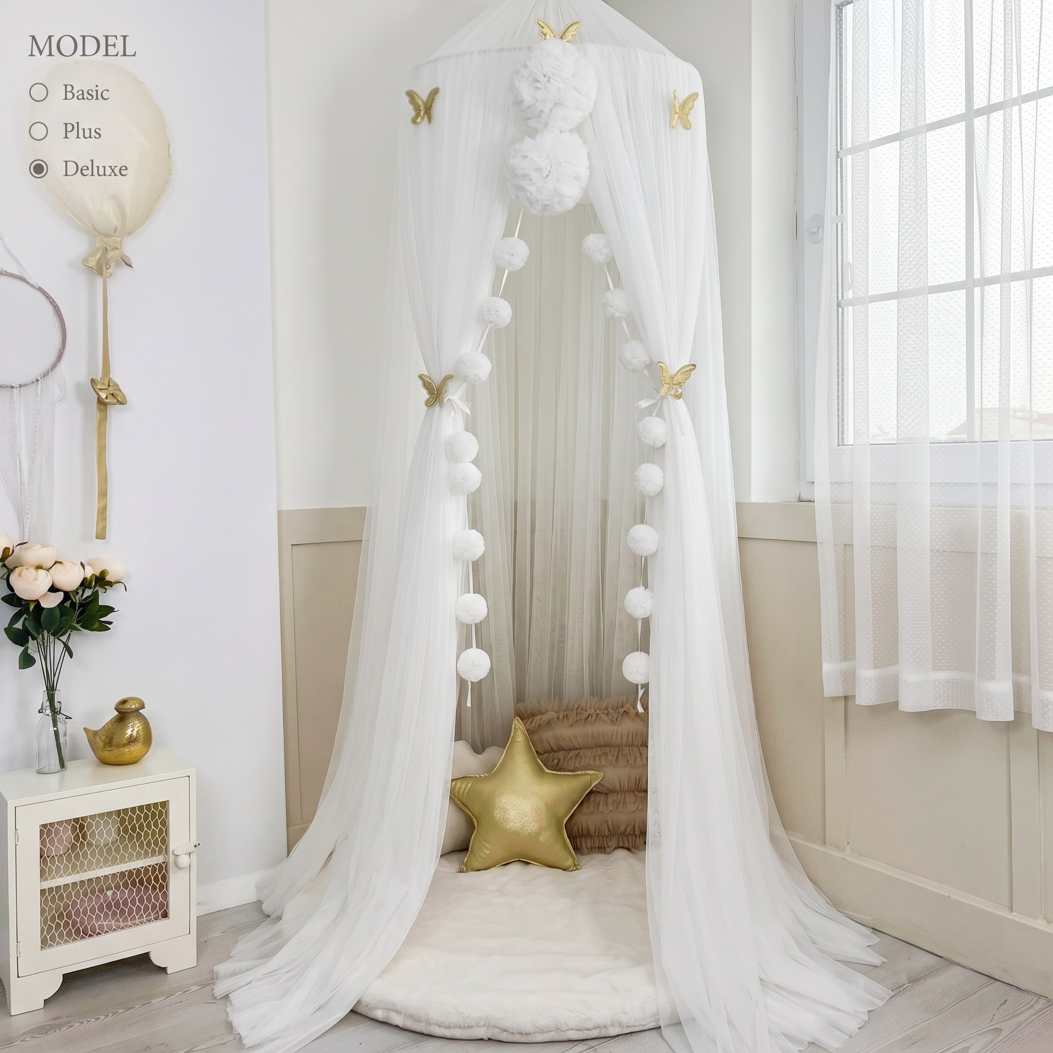 TÜL CİBİNLİK-WHITE