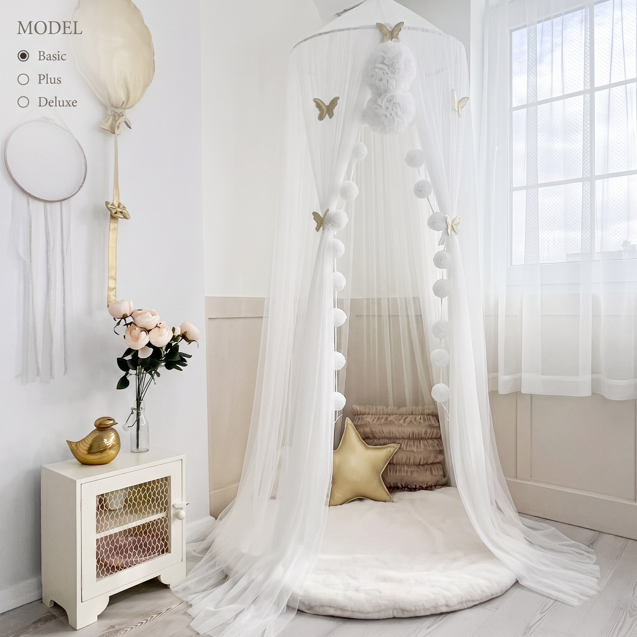 TÜL CİBİNLİK-WHITE