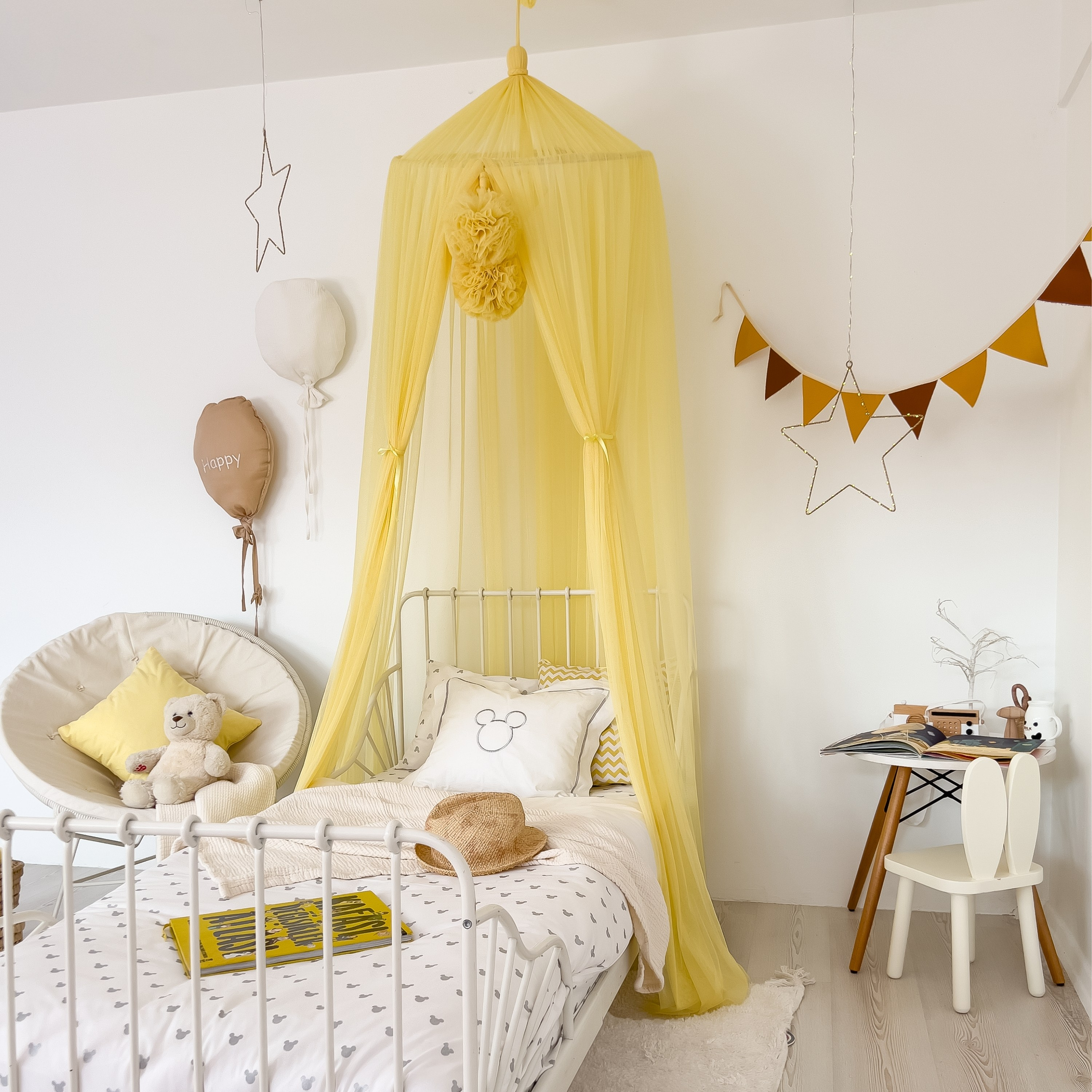 TÜL CİBİNLİK-YELLOW