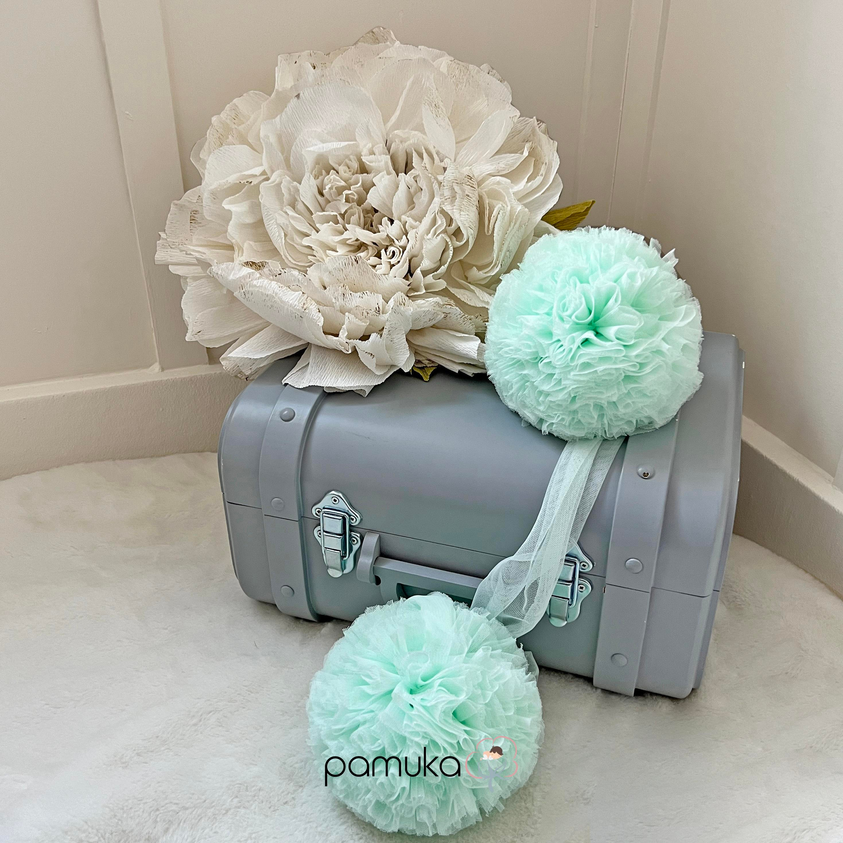 Twin Ponpon-Baby Green