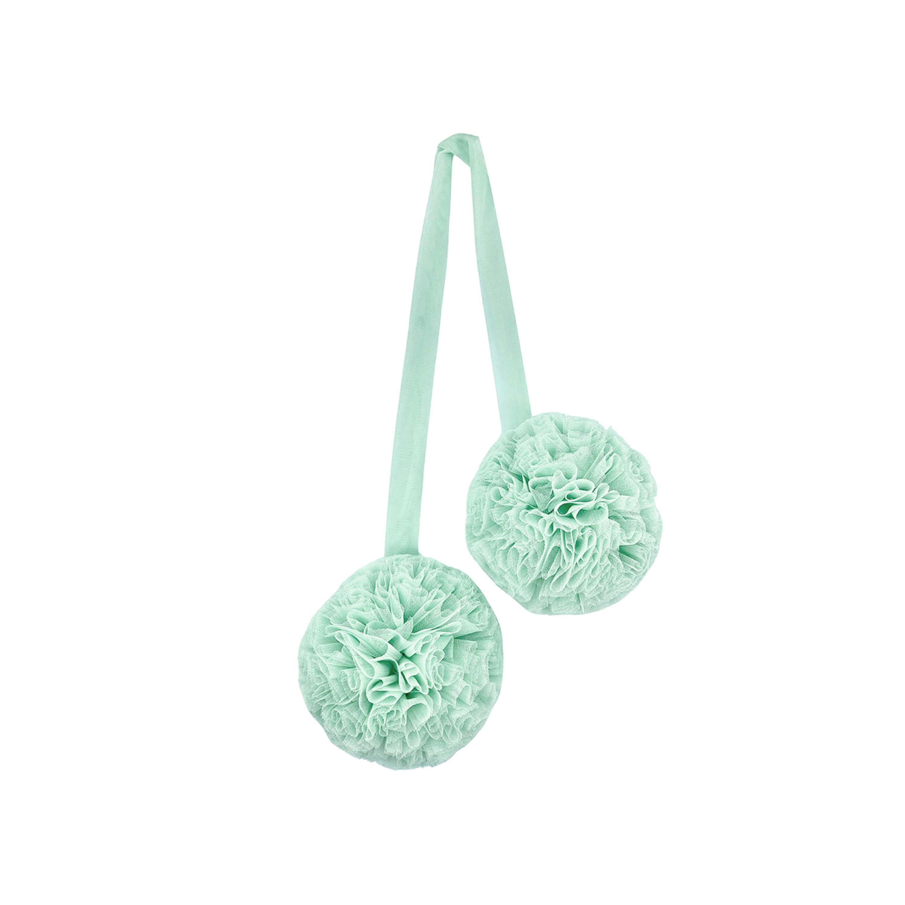TWIN PONPON-BABY GREEN