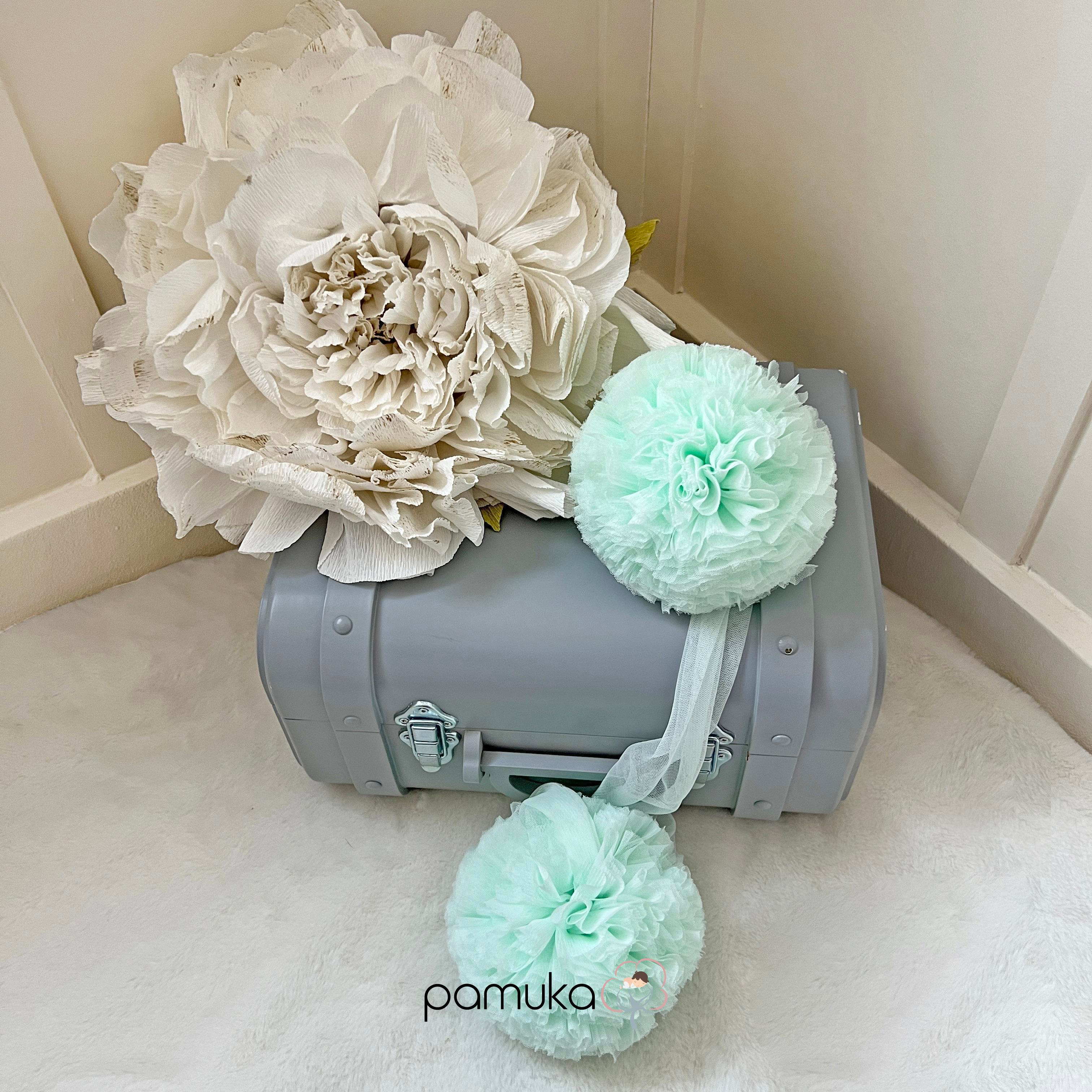 Twin Ponpon-Baby Green