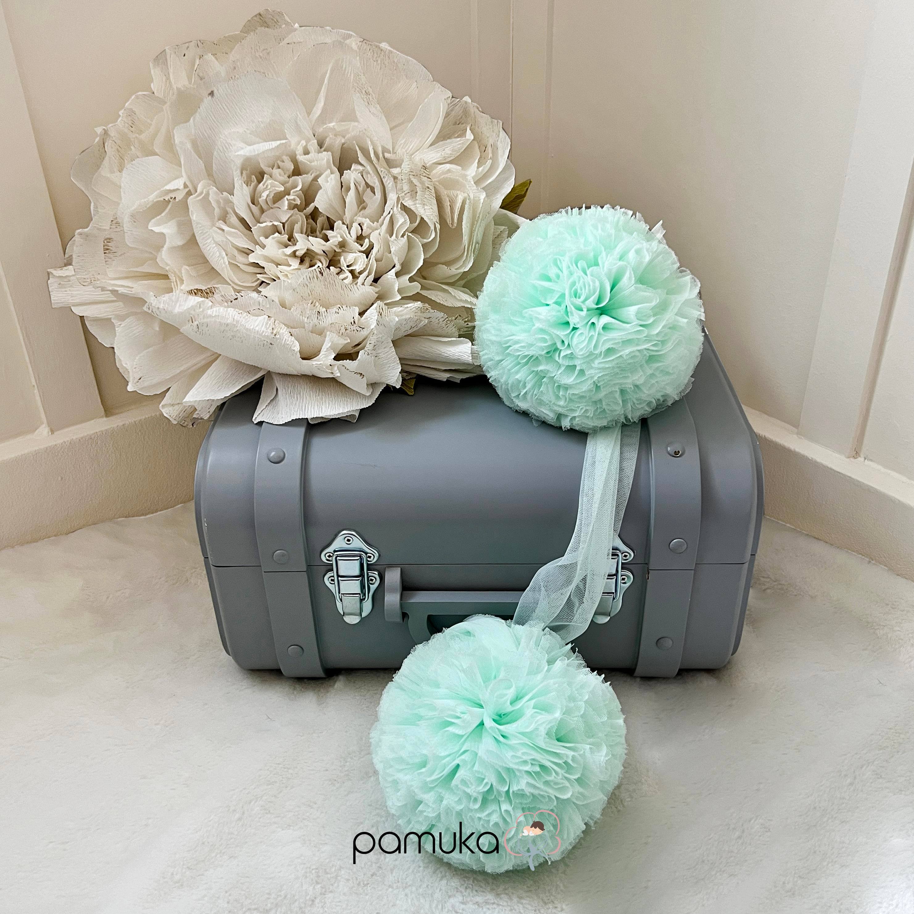 Twin Ponpon-Baby Green