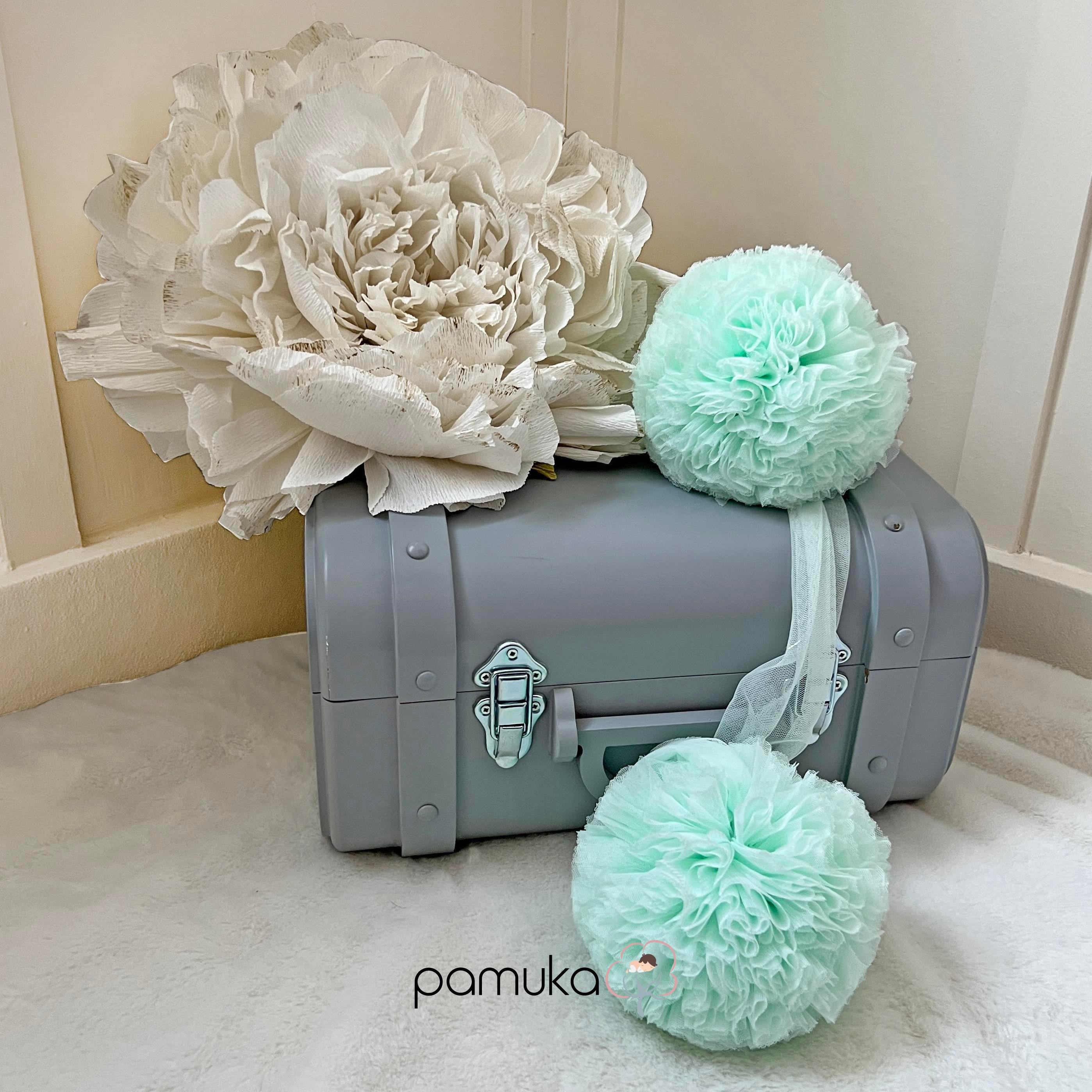 Twin Ponpon-Baby Green