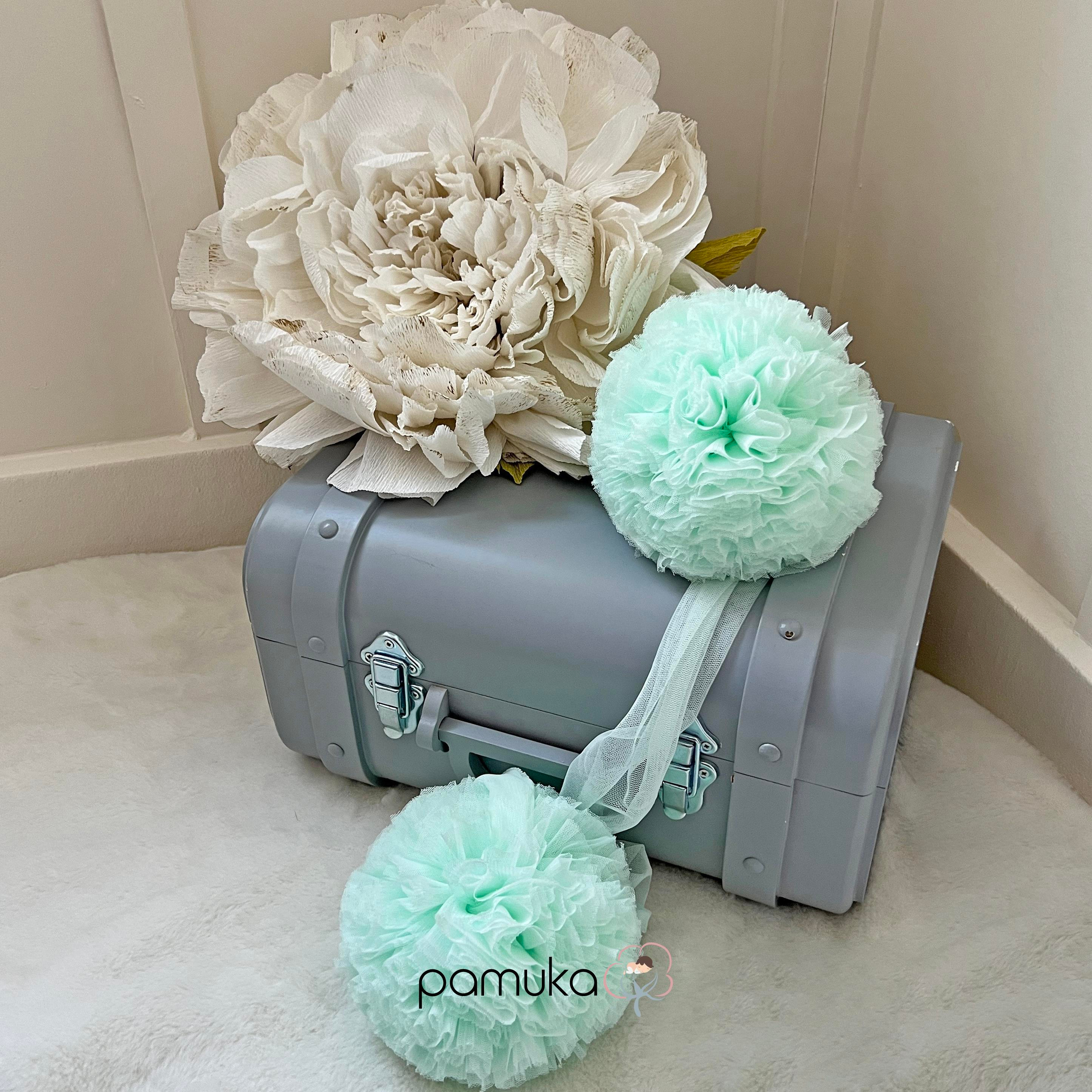 Twin Ponpon-Baby Green