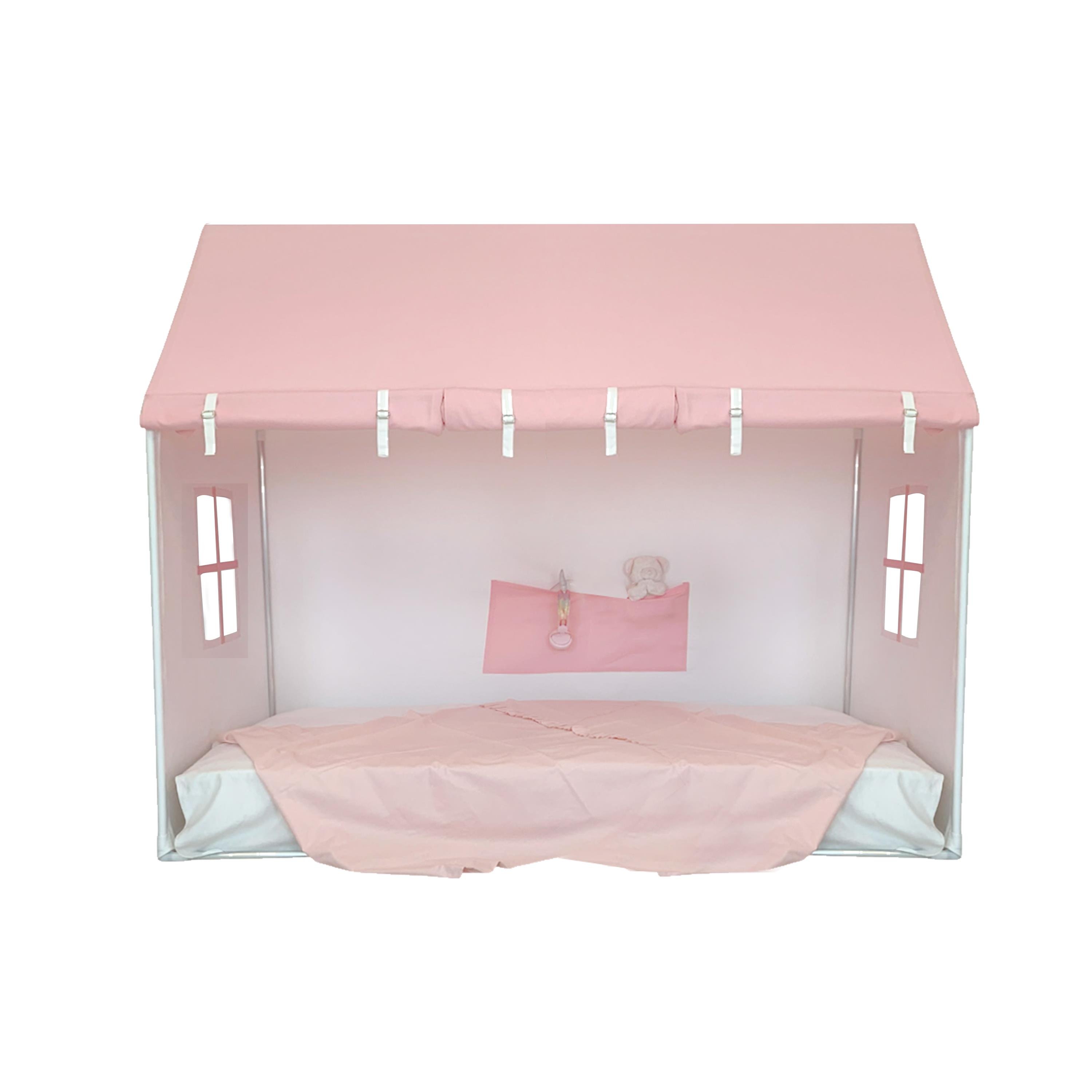 TWINSIZE PERDELİ-PEMBE