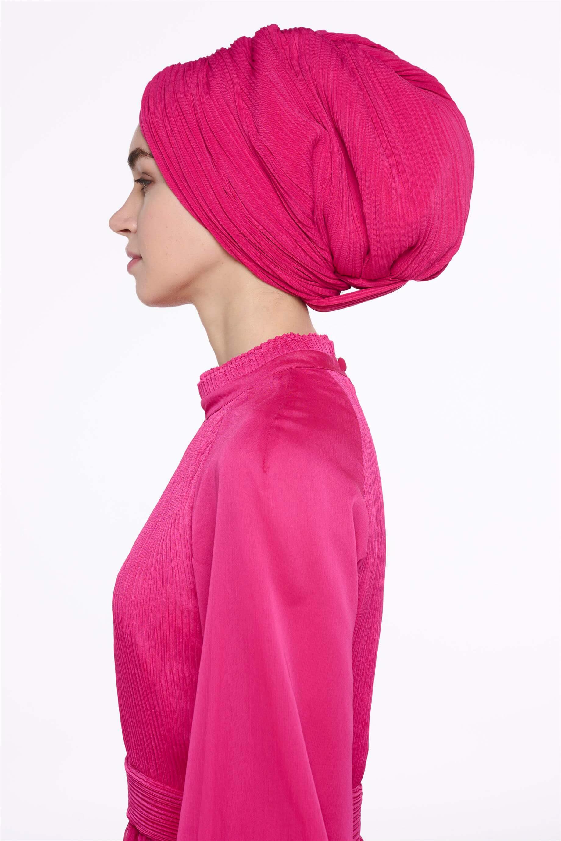 ÇAPRAZ BAĞLAMALI BONE Fuşya