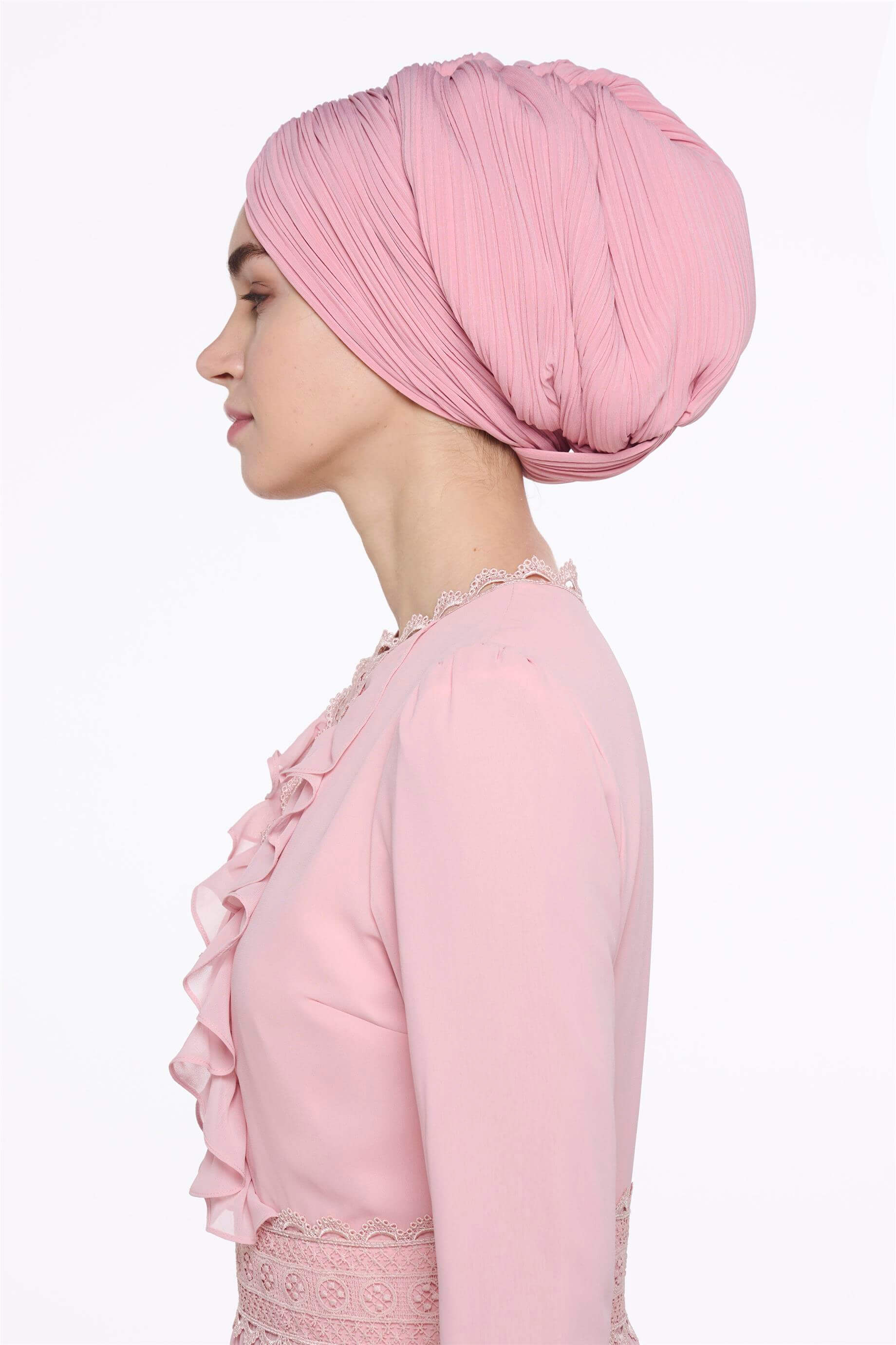 ÇAPRAZ BAĞLAMALI BONE Pembe