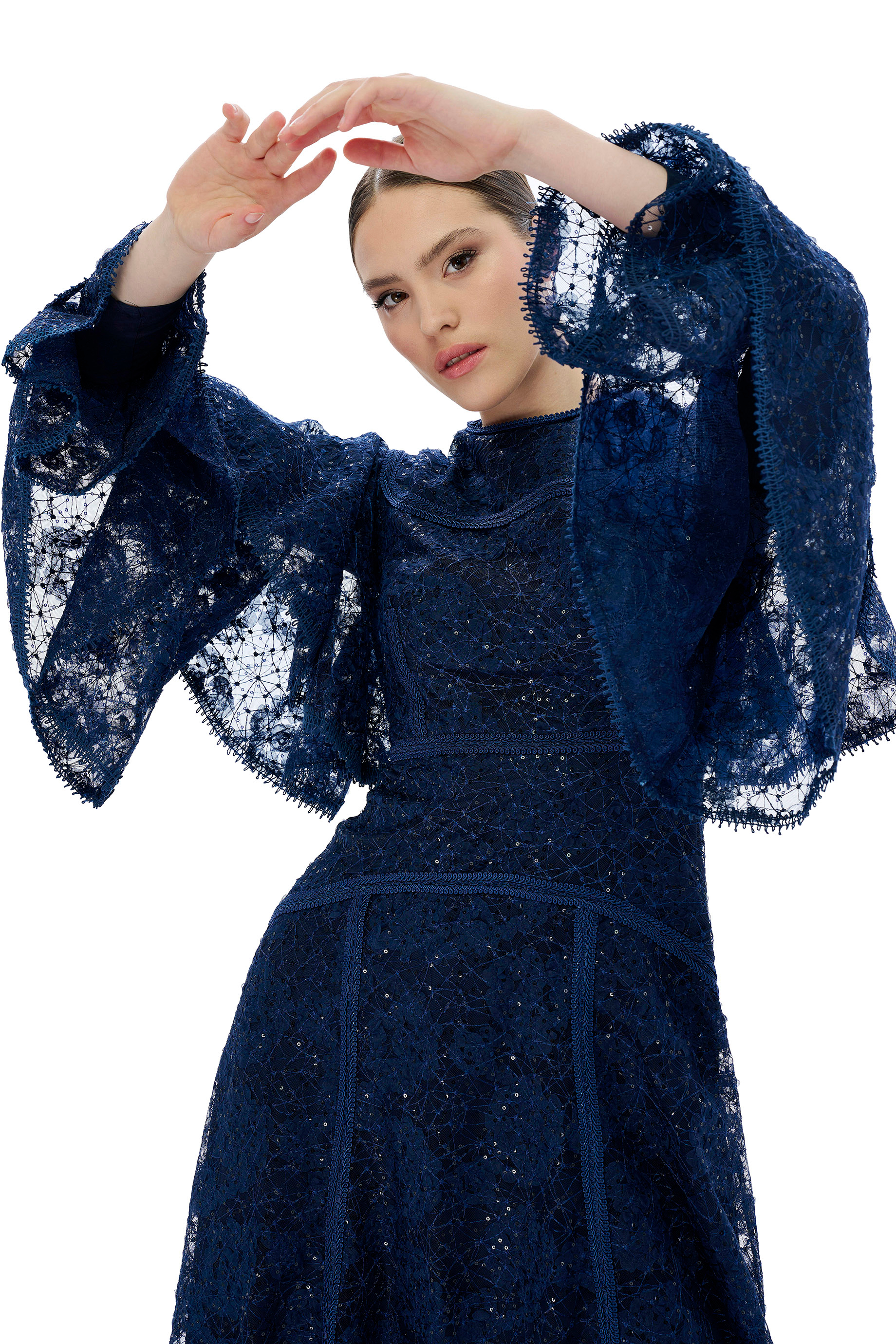 PAULA ELBİSE Lacivert