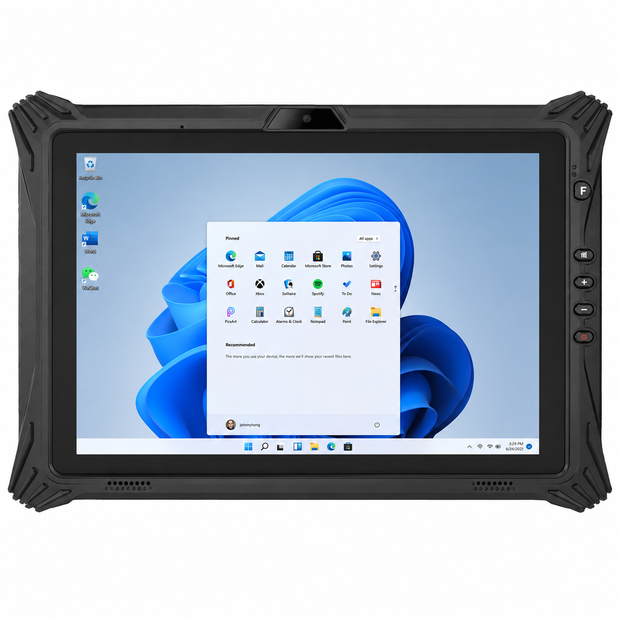 Technopc Endüstriyel Tablet TP10EU7W 10.1” Intel Ultra 7 256V 16GB 256GB LTE/WIFI/BT/NFC/2D HDMI USB3.2 Fdos