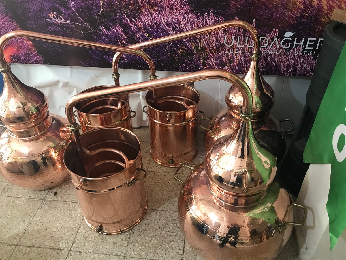 60 Litrelik Bakır İmbik
