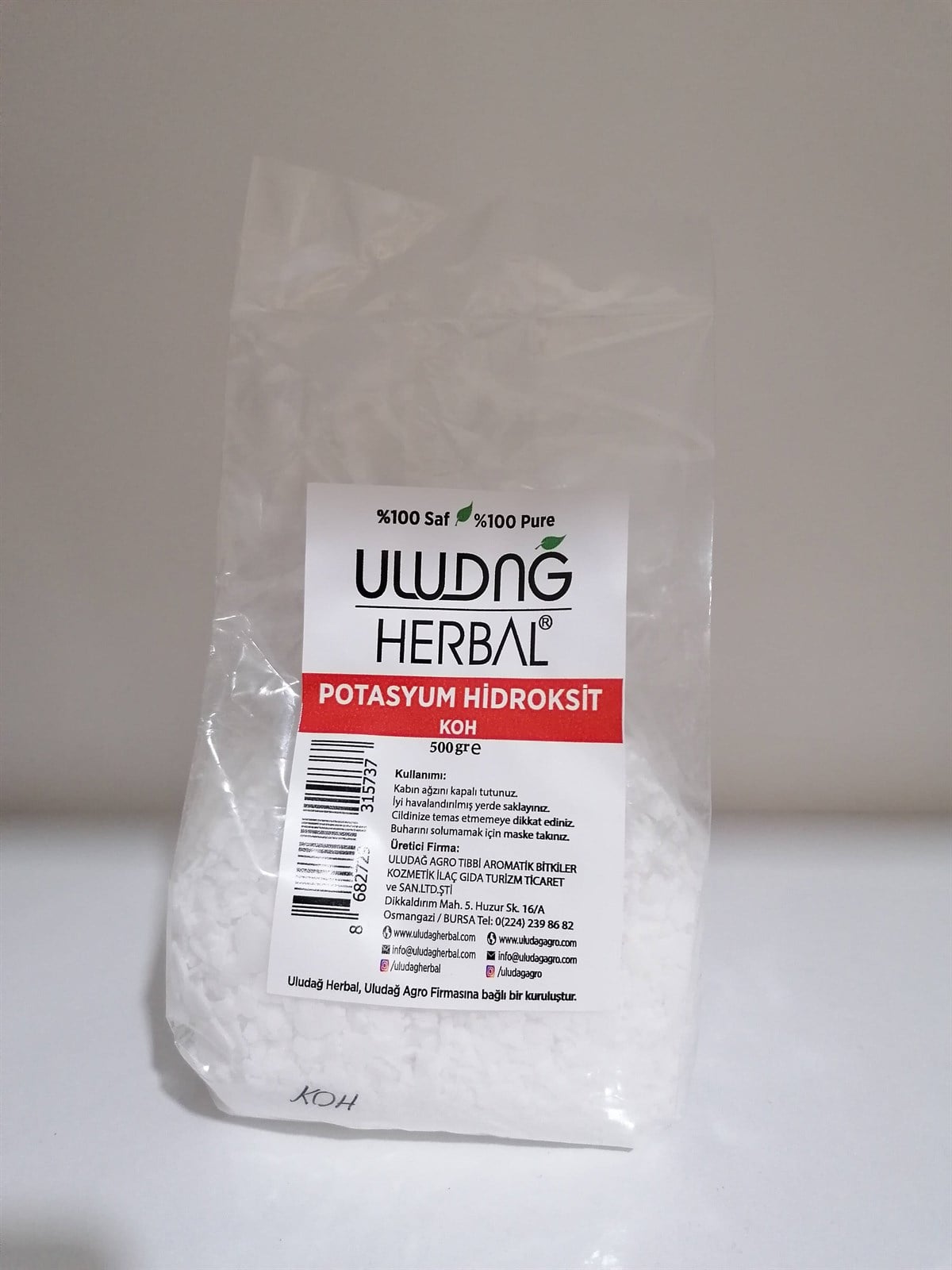 Potasyum Hidroksit(500 g)