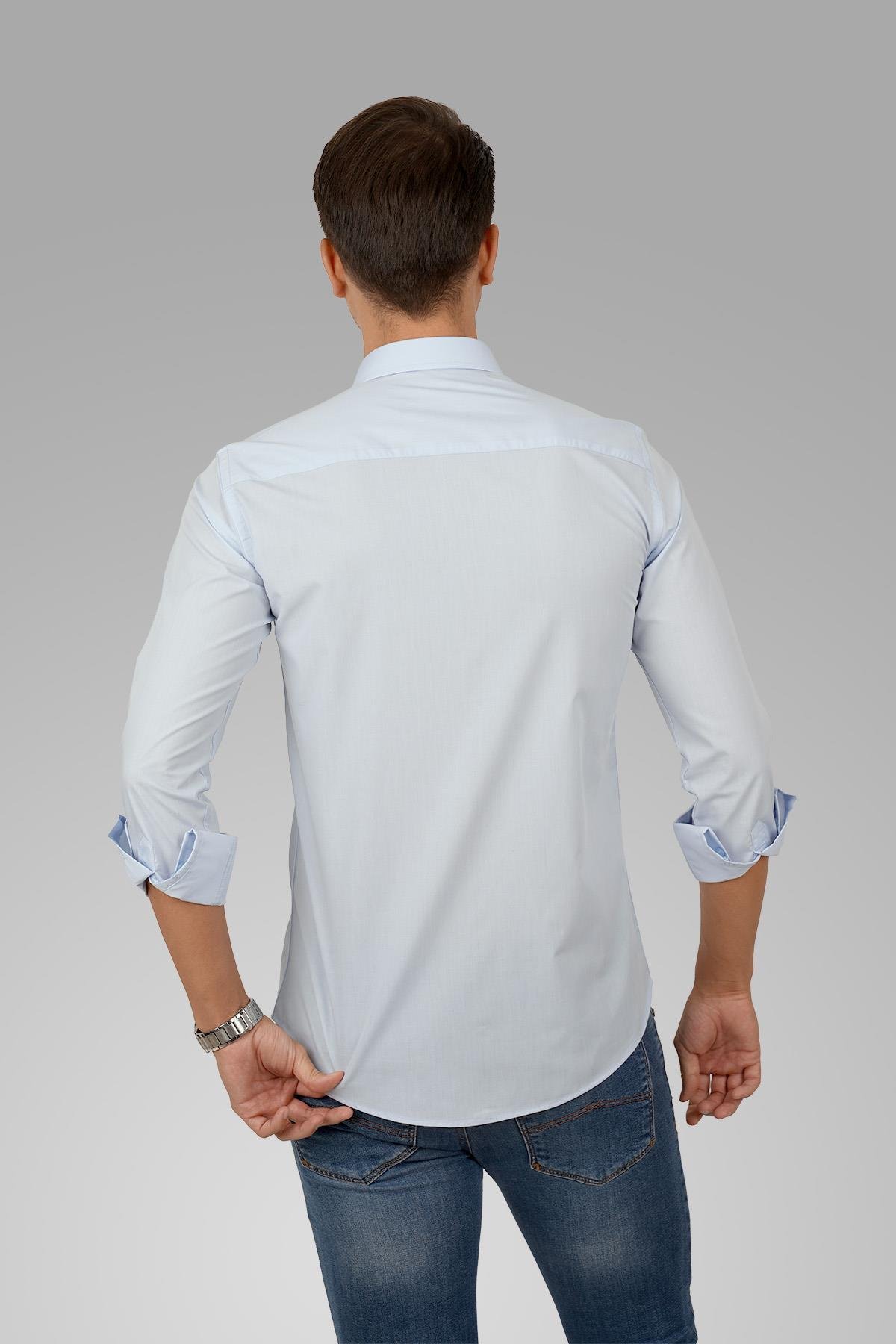 EtikmenKolay Ütülenebilir Mavi Dakron Hediye Kutulu Erkek GömlekGÖMLEK MODELLERİ