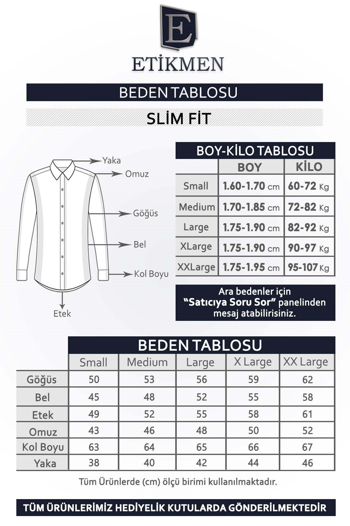 EtikmenSiyah Saten Slimfit Hediye Kutulu Erkek GömlekGÖMLEK MODELLERİ