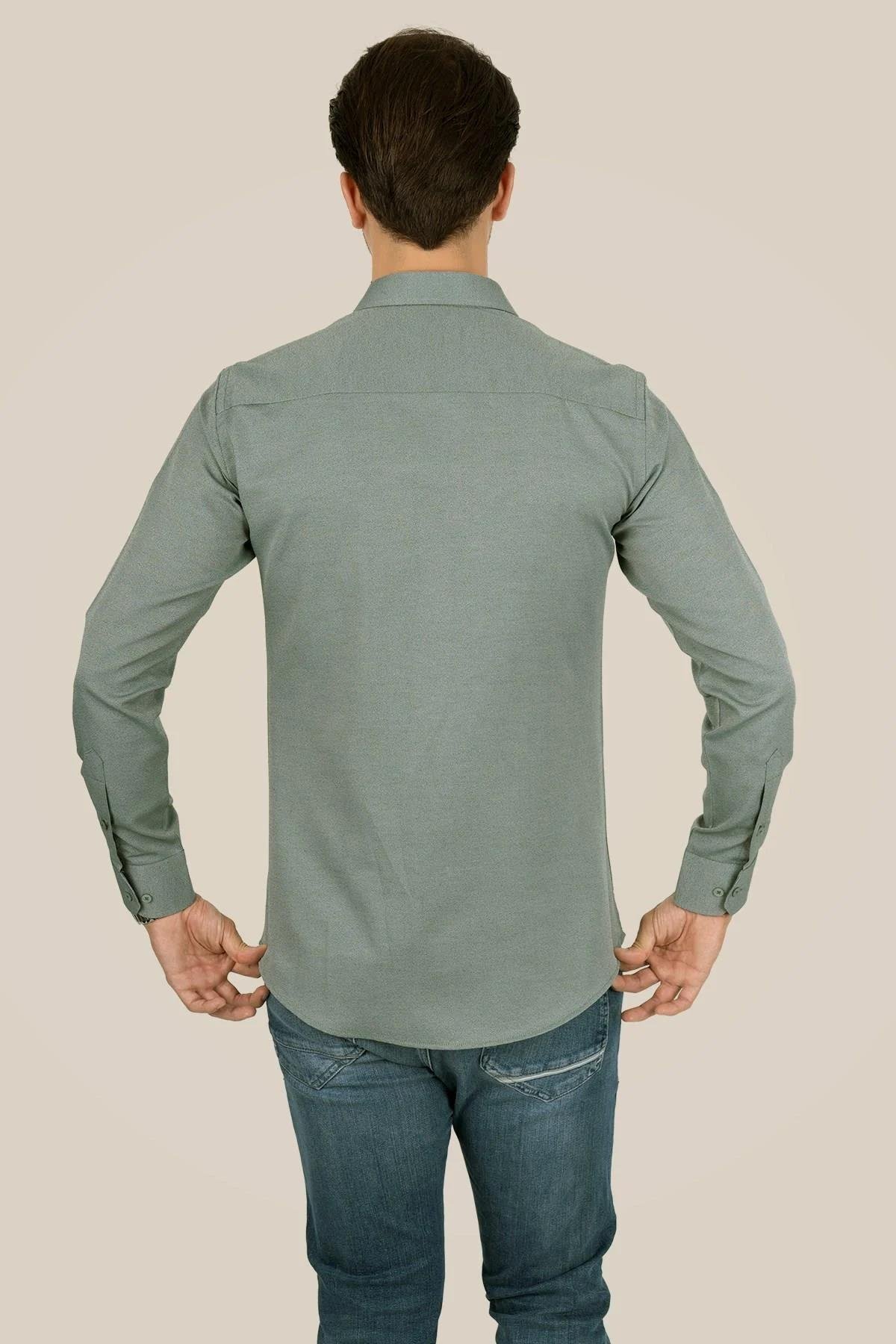 EtikmenSu Yeşili Slimfit Hediye Kutulu Erkek GömlekGÖMLEK MODELLERİ