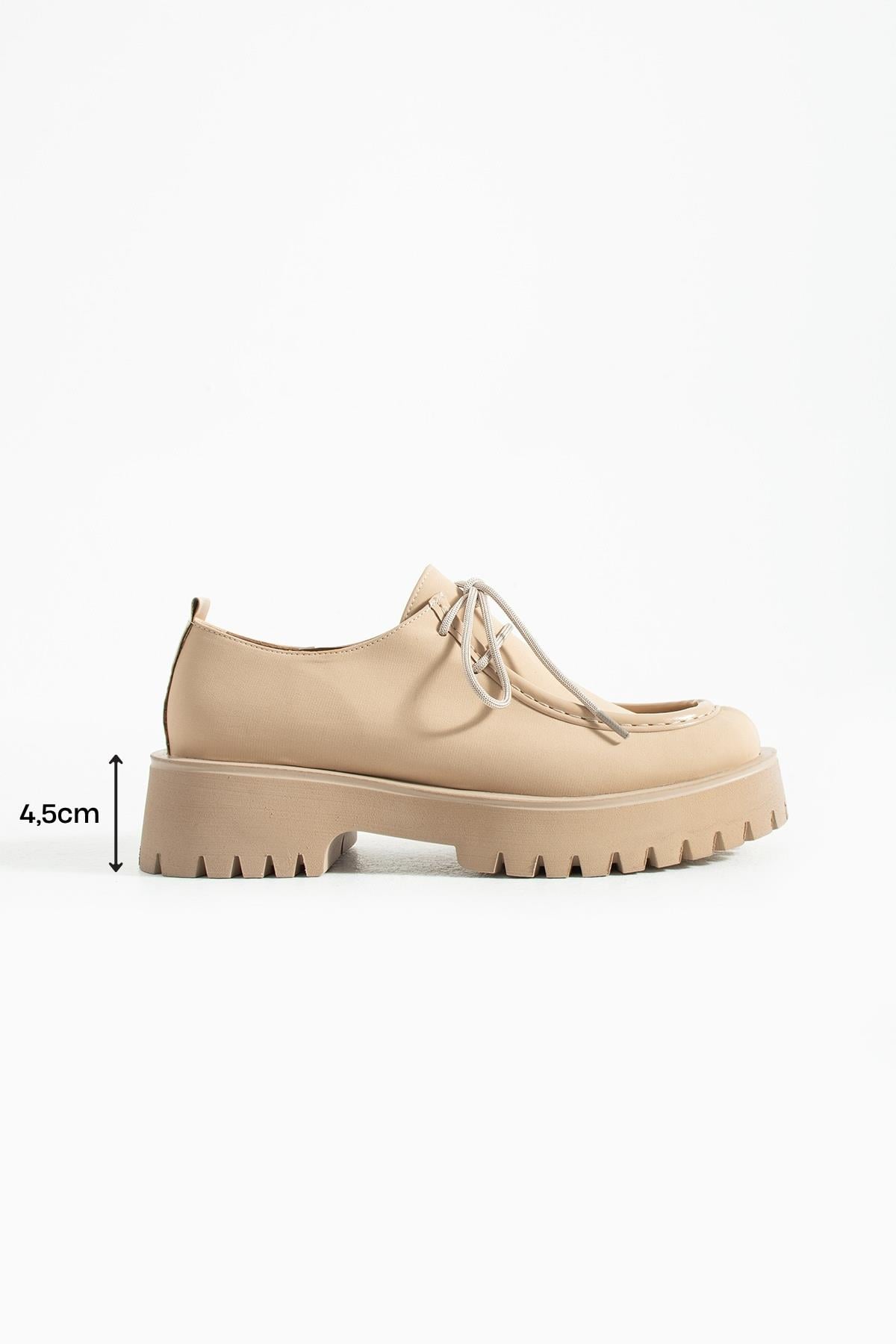 Kadın Yüksek Taban Loafer Arden - Bej