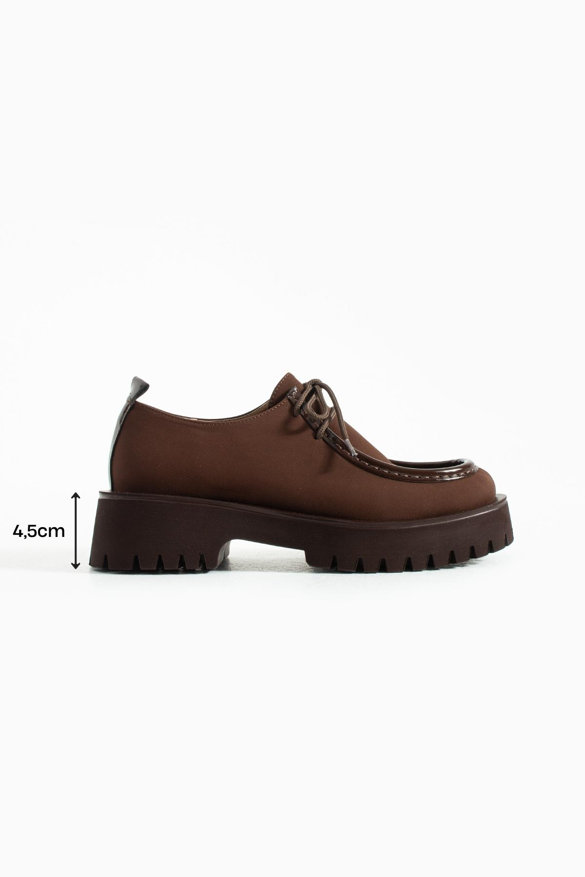 Kadın Yüksek Taban Loafer Arden - Kahverengi