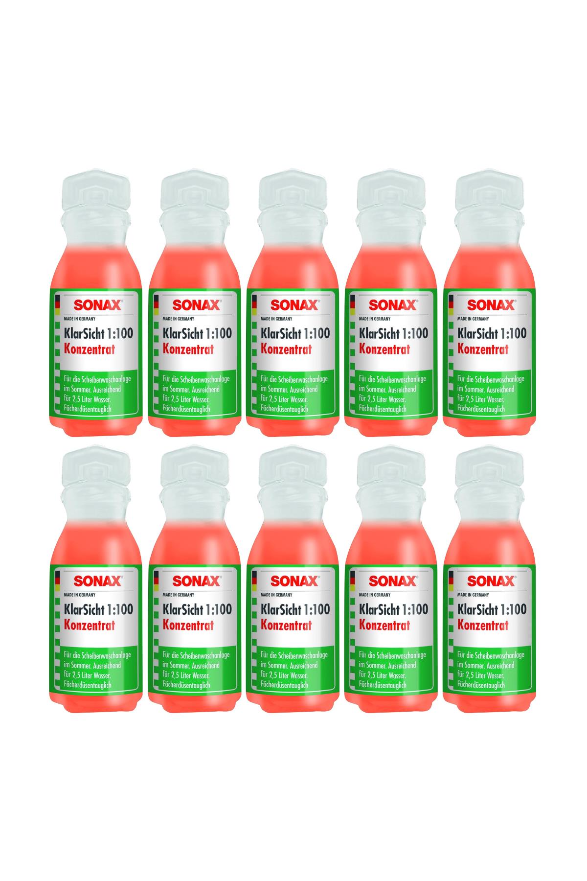 Sonax Konsantre Cam Suyu 10 lu Set | Sonax 