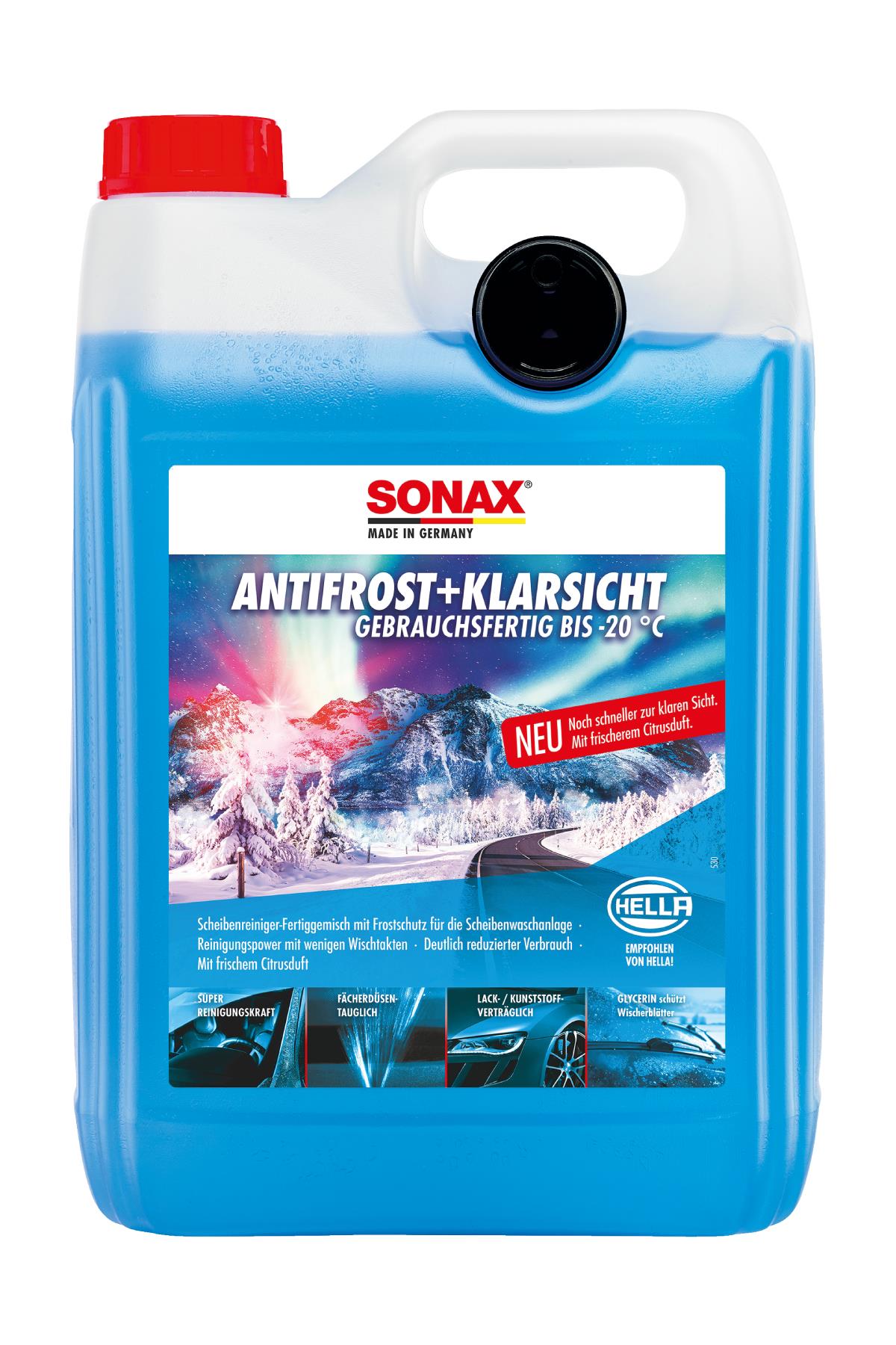 Sonax Antifrizli Cam Suyu-5 lt. | SONAX