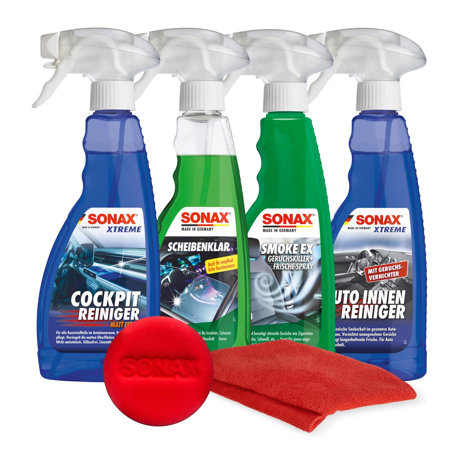 Sonax Kumaş Döşeme Araç Detaylı İç Temizleme Seti (Premium) | Sonax 