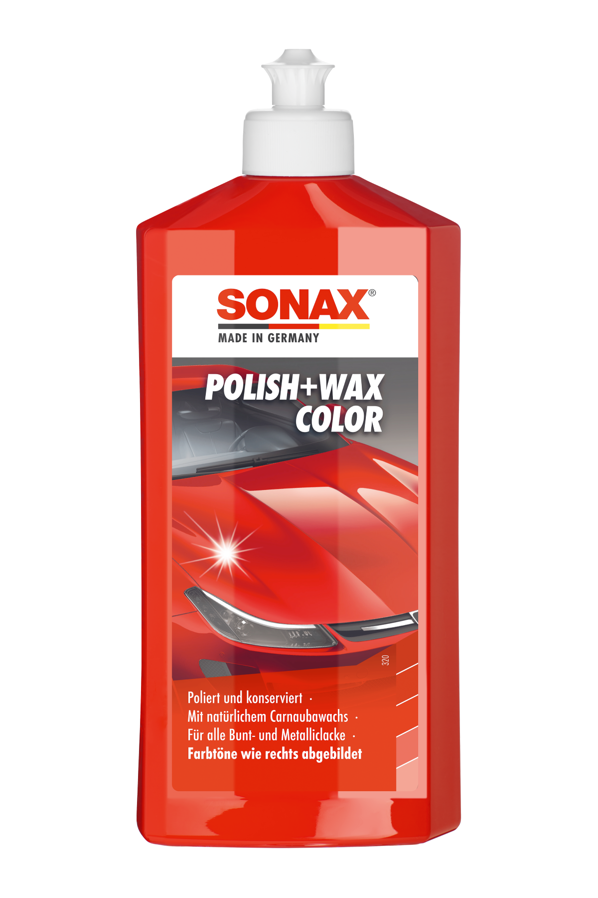 Sonax Renkli Nano Parlatıcı ve Koruyucu Cila Kırmızı 500 ml