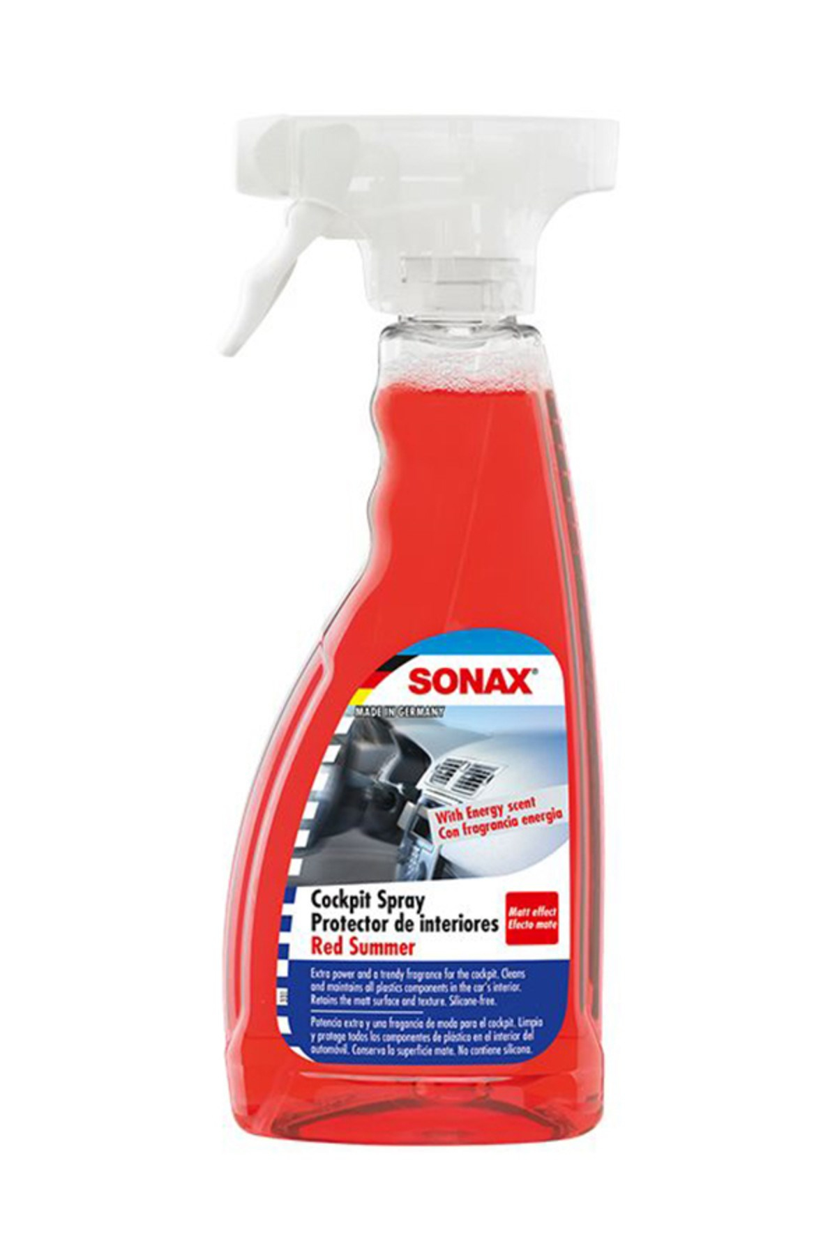 Sonax Torpido Temizleyici Mat Kırmızı Yaz 500 ml