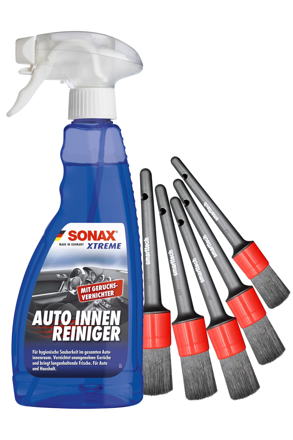 Sonax Xtr. Araç İçi Tem.ve Pro Araç Det.Fırça Seti | SONAX