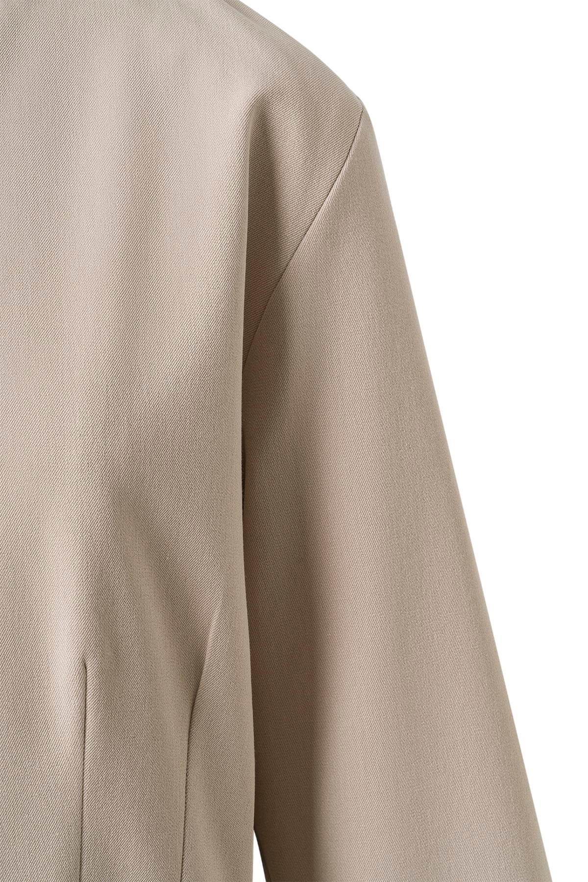 Bej Pile Detay Çıtçıtlı Ceket BEJ