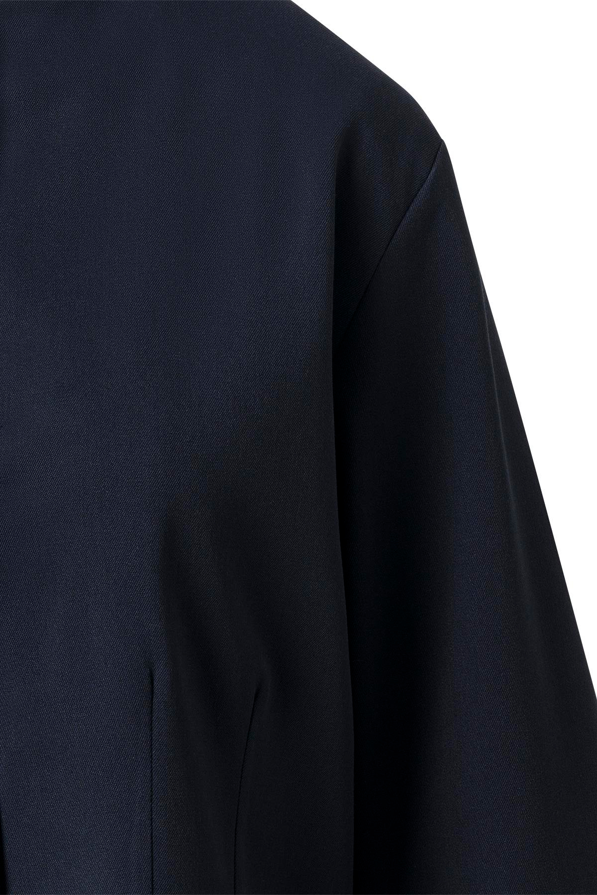 Lacivert Pile Detay Çıtçıtlı Ceket LACİVERT