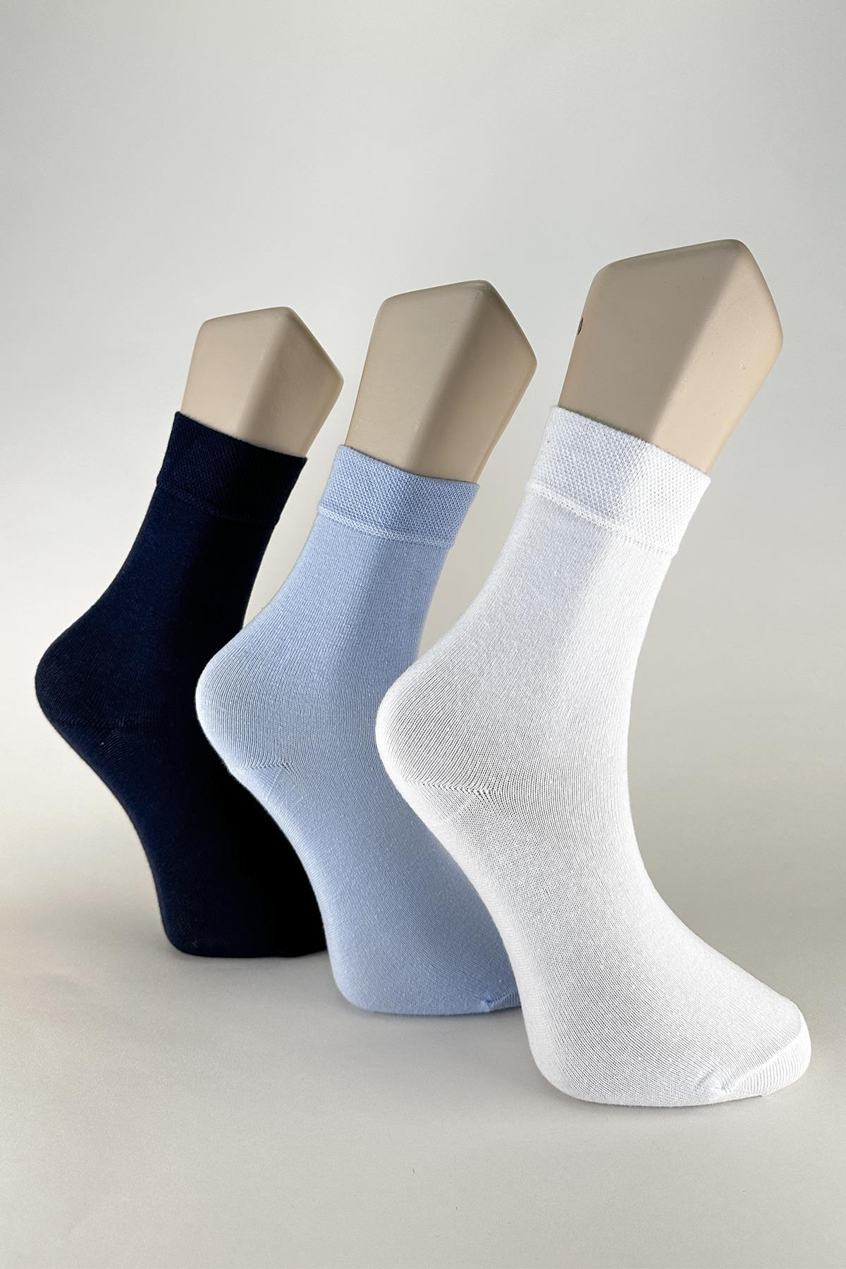LMB 3 Çift Düz Soket Çorap