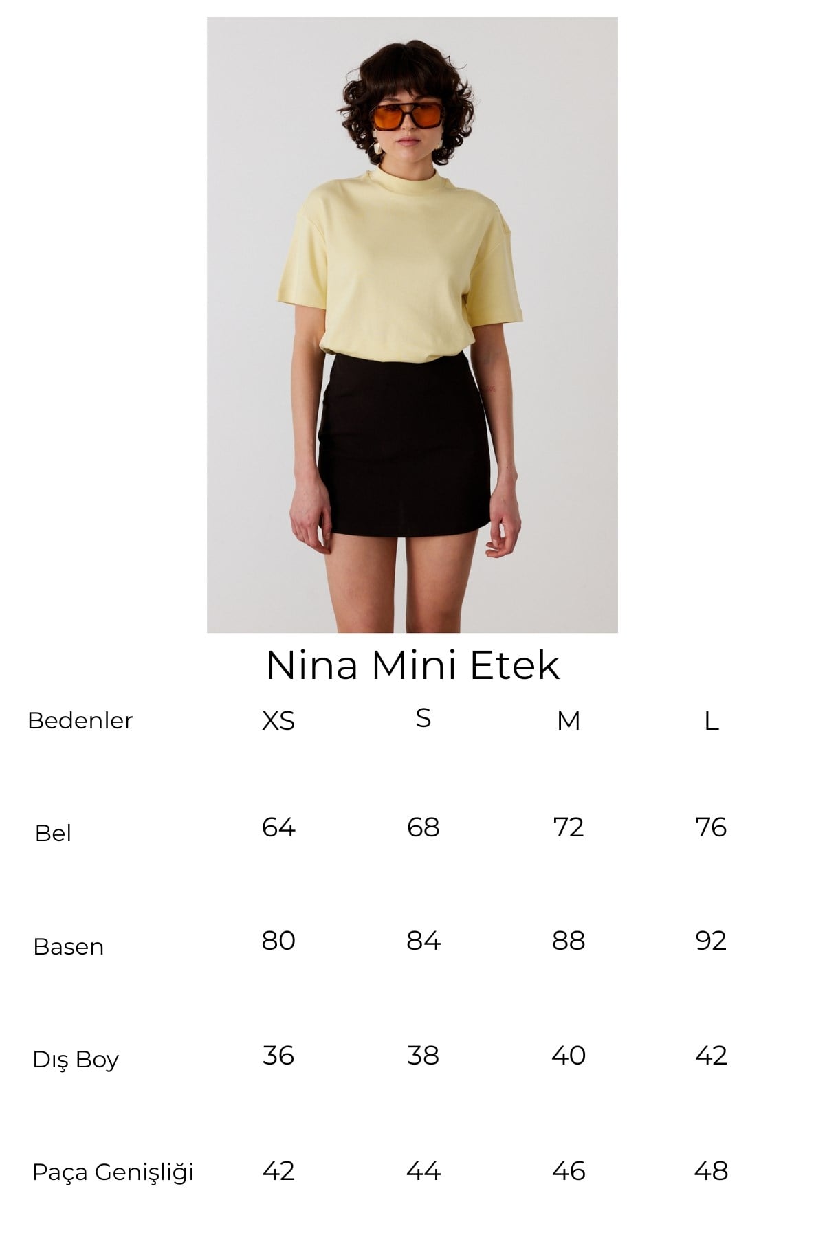 Mini Etek Acı Kahve