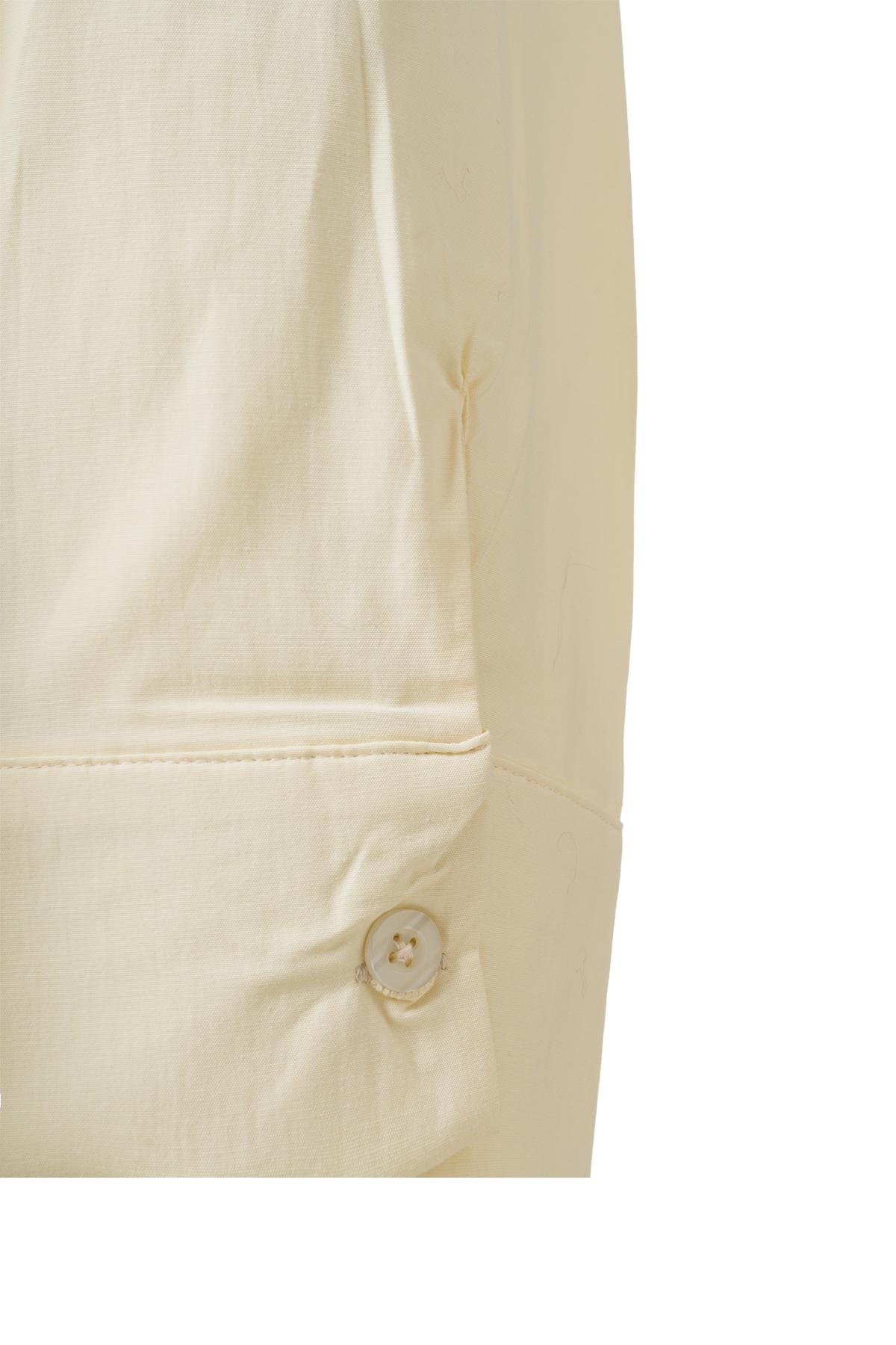 Oversize Poplin Gömlek Sarı