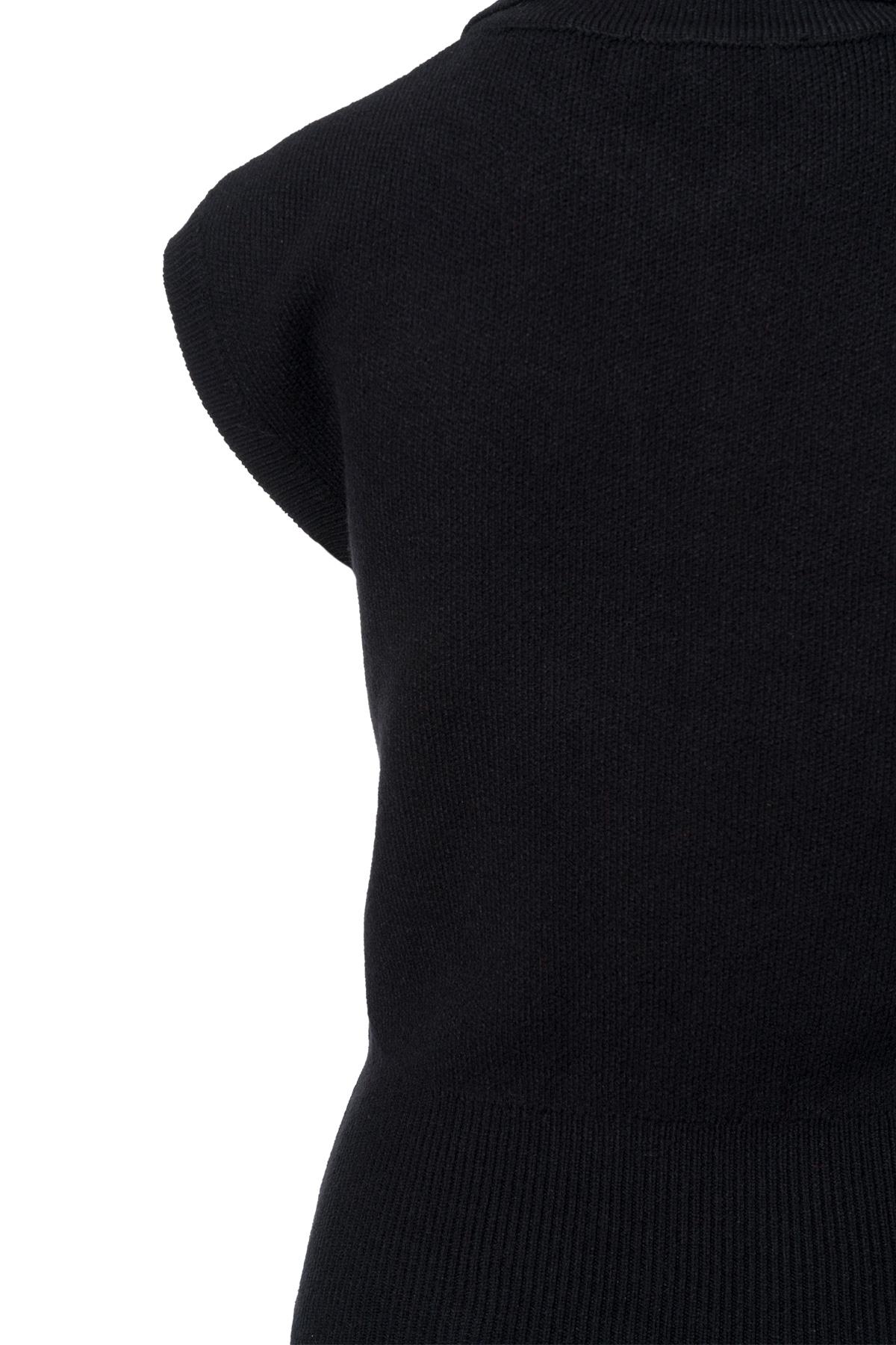 Polo Yaka Süveter Siyah